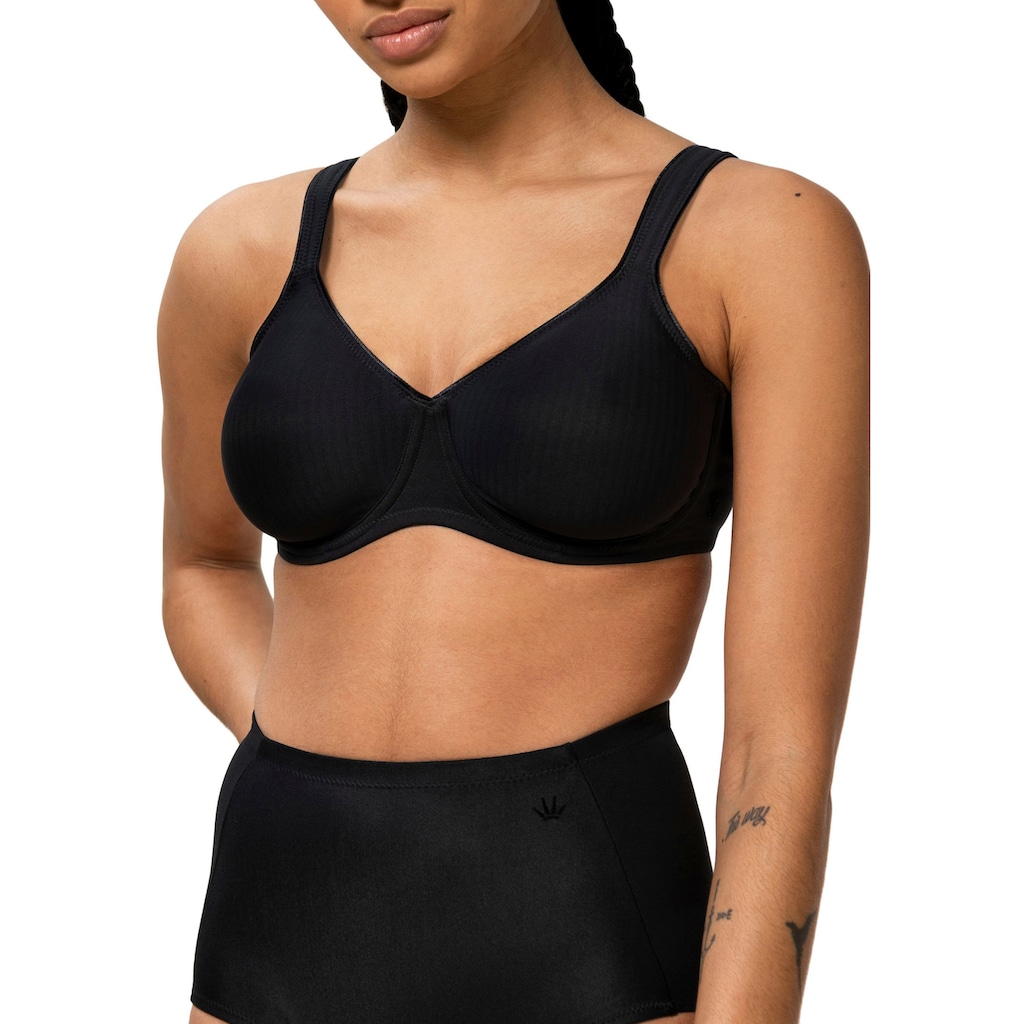 Triumph Bügel-BH »Modern Soft+Cotton W«, Cup B-F, mit dezentem Streifenmuster, Basic Dessous