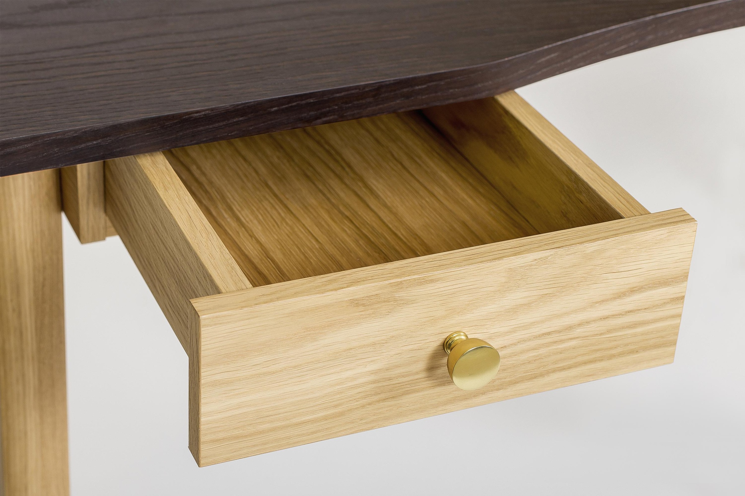 Woodman Schreibtisch »Peer«, im skandinavian Design, Tischbeine aus massiver Eiche