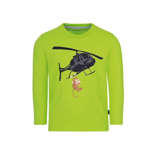 Langarm-Shirt Lustiges mit »TRIGEMA Trigema Hubschrauber-Druck« T-Shirt bestellen