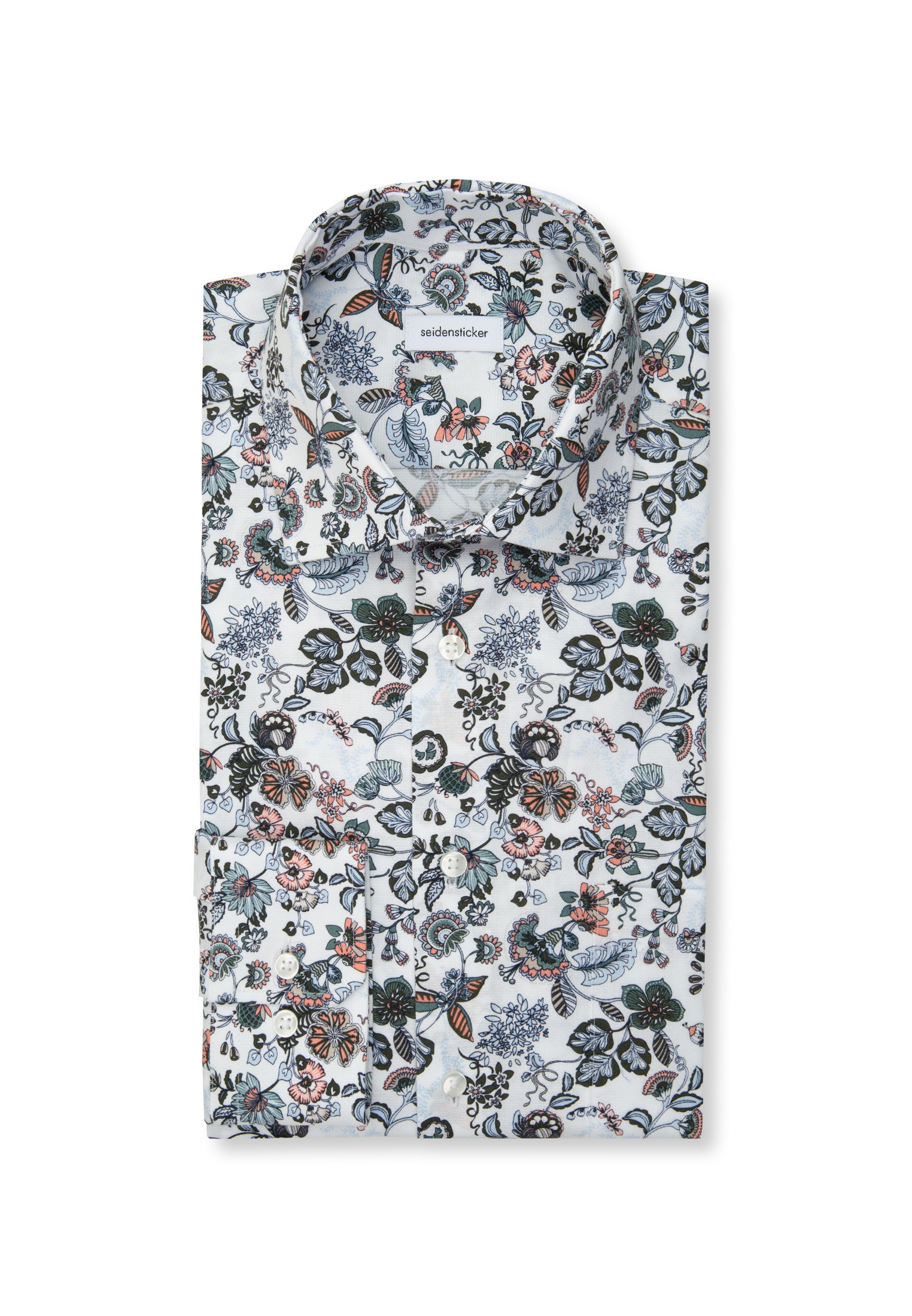 seidensticker Businesshemd »Regular« Regular 1/1 Kentkragen Druck
