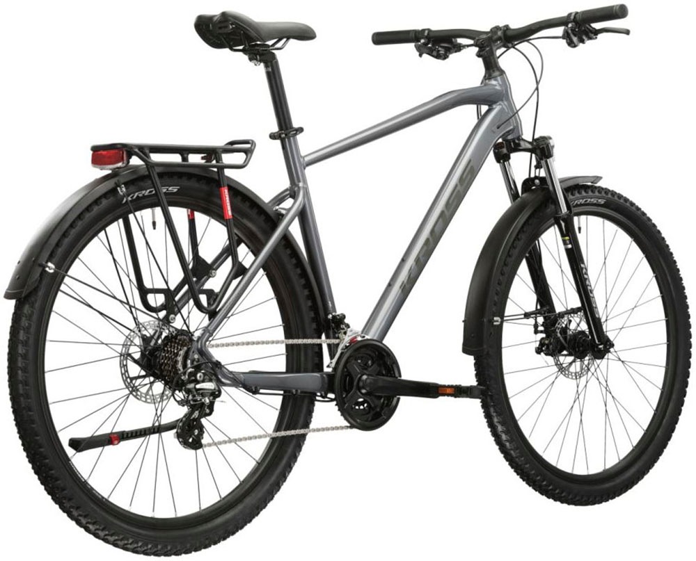 Kross Mountainbike »KROSS MTB Hardtail Hexagon 2.0 27,5" grau 21 Gänge«, 21 Gang, Shimano, ALTUS M310 Schaltwerk, Kettenschaltung