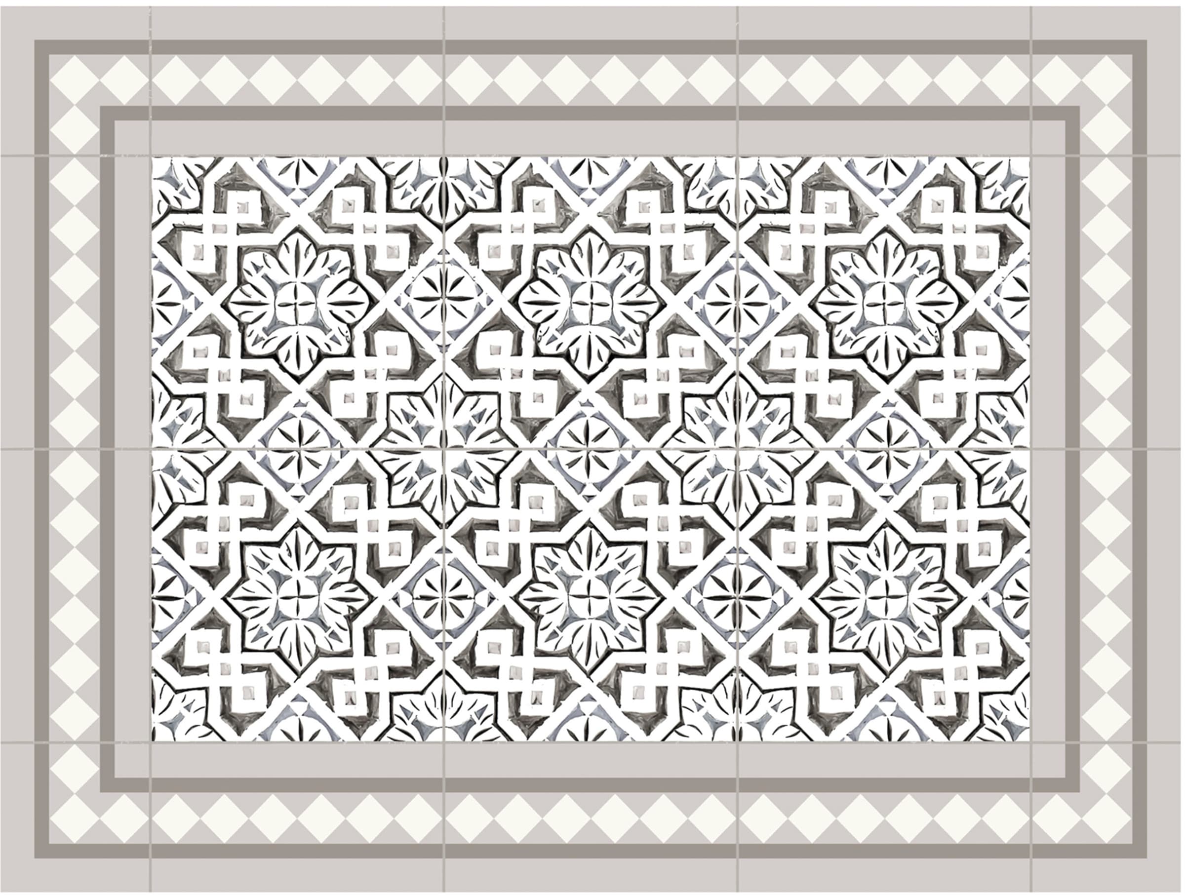 Contento Platzset »Matteo, Tiles, moroccan 4 St.), wasserabweisend beige«, bestellen und (Set, außen Rechnung für innen geeignet, auf