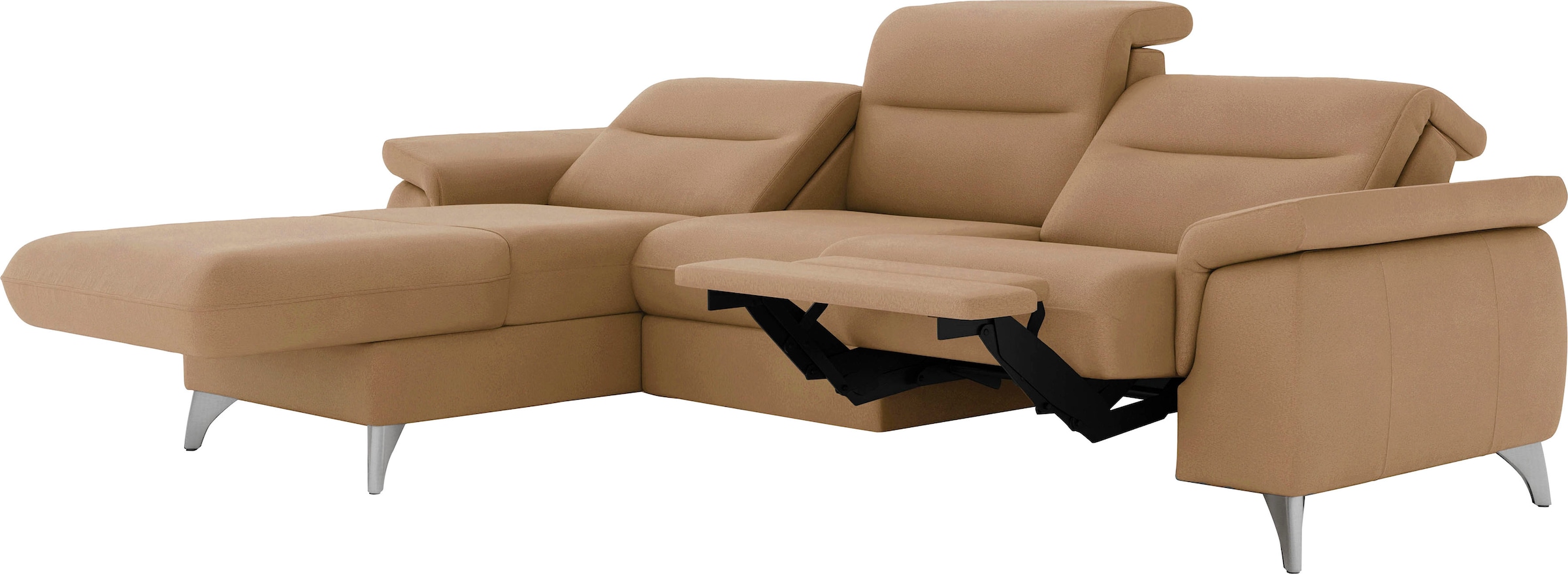 sit&more Ecksofa »Astoria L-Form«, wahlweise mit motorischer Relaxfunktion