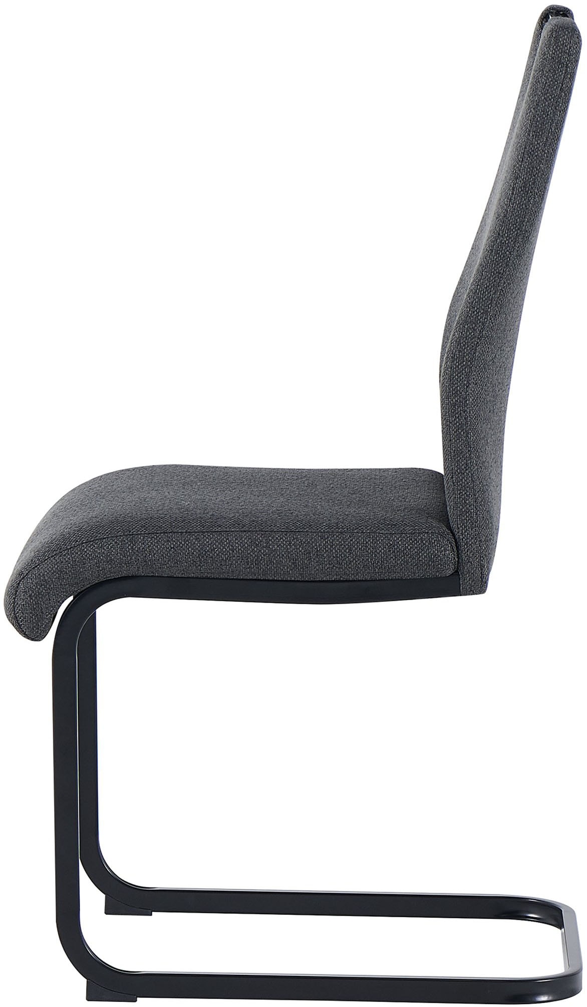 byLIVING Freischwinger »CAPRI« (Set) 2 Stk.Webstoff, bis 110 kg, Schaumstoff, Schwingstuhlgestell, mit Griff