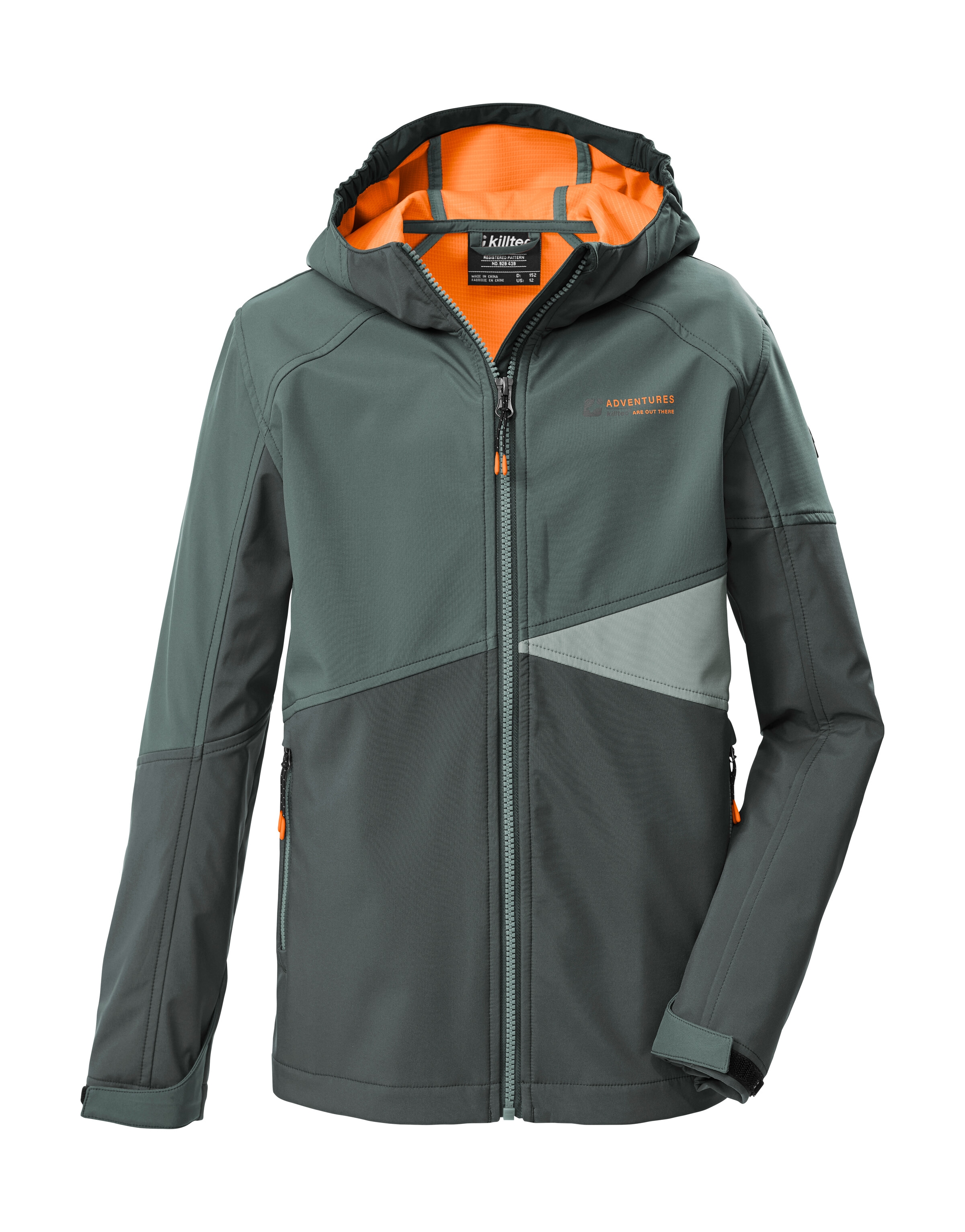 Killtec Softshelljacke »KOS 142 BYS SFTSHLL JCKT« Wind- und wasserabweisende Kinderjacke, Colourblock-Design