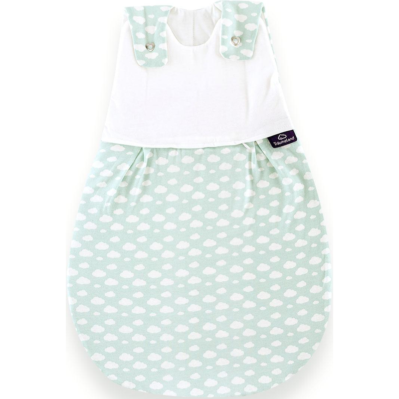 TRÄUMELAND Babyschlafsack »Außenschlafsack Wolke mint« grün Obermaterial: 100% Baumwolle