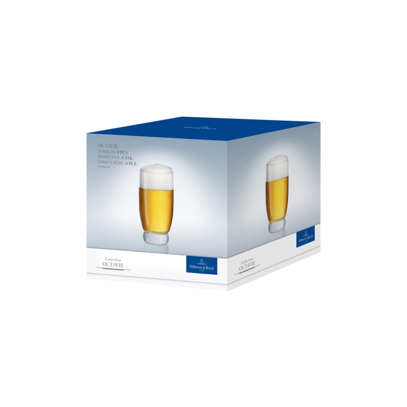 Villeroy & Boch Bierglas »Biergläser Octavie 385 ml 4er Set transparent« günstig online kaufen