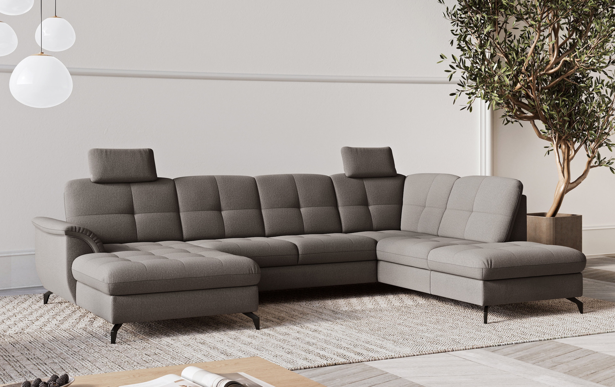 sit&more Wohnlandschaft »Zora« wahlweise mit Bettfunktion und Bettkasten günstig online kaufen