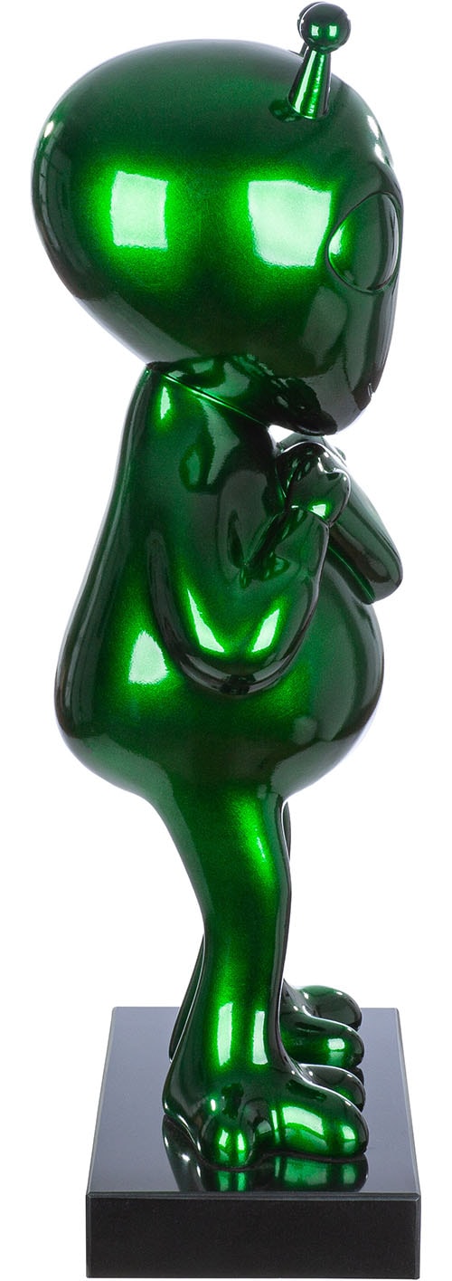 GILDE Skulptur »Skulptur Alien auf Base«