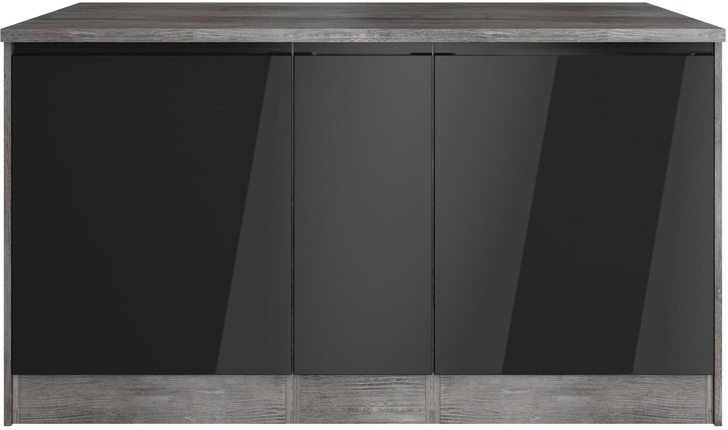 HELD MÖBEL Kücheninsel »Virginia«, Breite 153 cm, MDF-Fronten, Flaschenregal