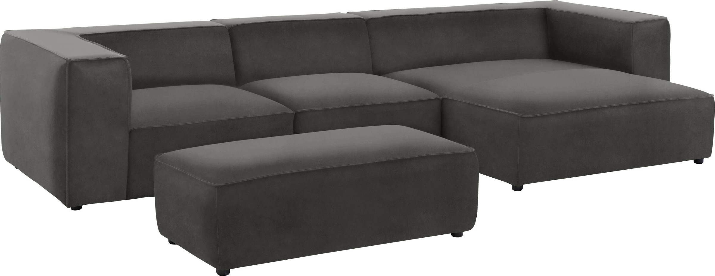 W.SCHILLIG Hocker »around-the-block«, mit eleganter Biese
