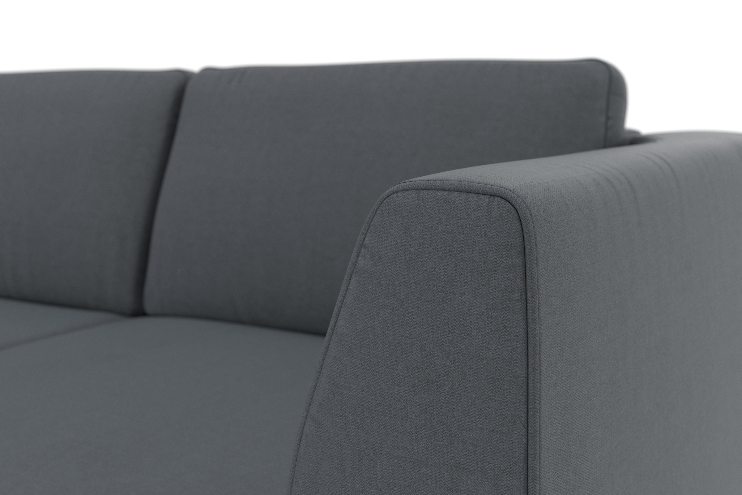 sit&more Ecksofa »Olsen L-Form«, inklusive Sitztiefenverstellung, wahlweise mit Bettfunktion, 15cm hoch