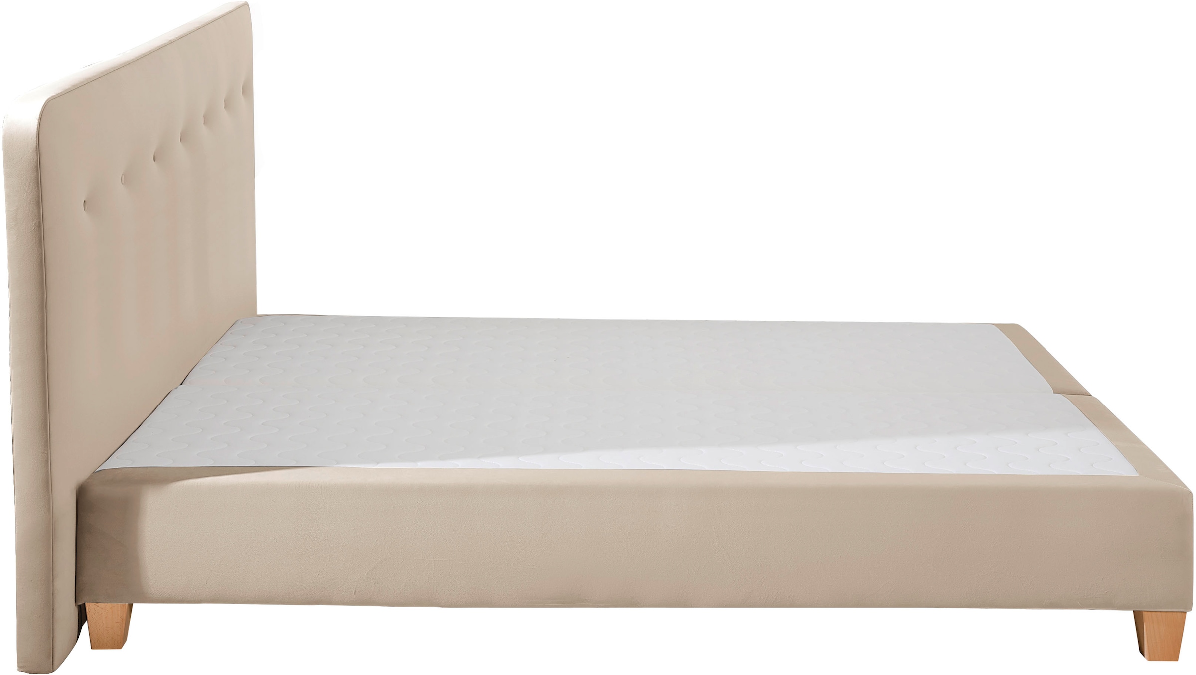 Home affaire Boxspringbett »Fargo«, in Überlänge 220 cm, mit Topper, 3 Ausführungen, 4, Breiten