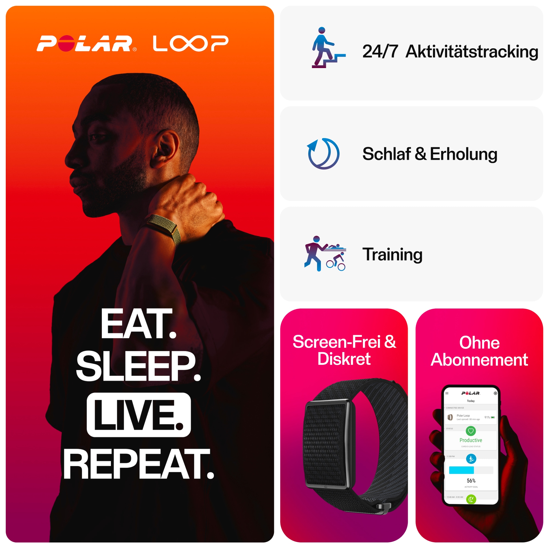 Polar Fitness-Tracker »LOOP GEN2 S-L«