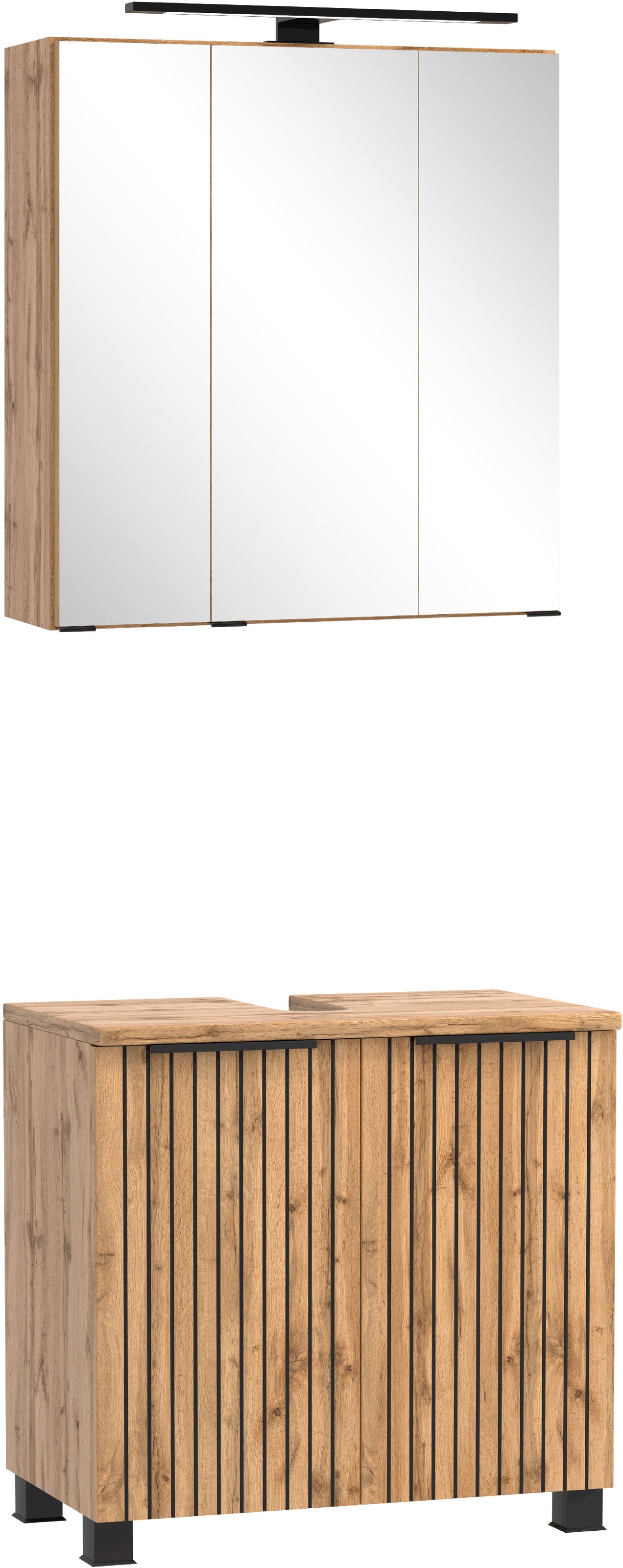 welltime Badezimmer-Set »Welltime Möbel, Carlton Unterbecken-Set 2teilig, 6 günstig online kaufen