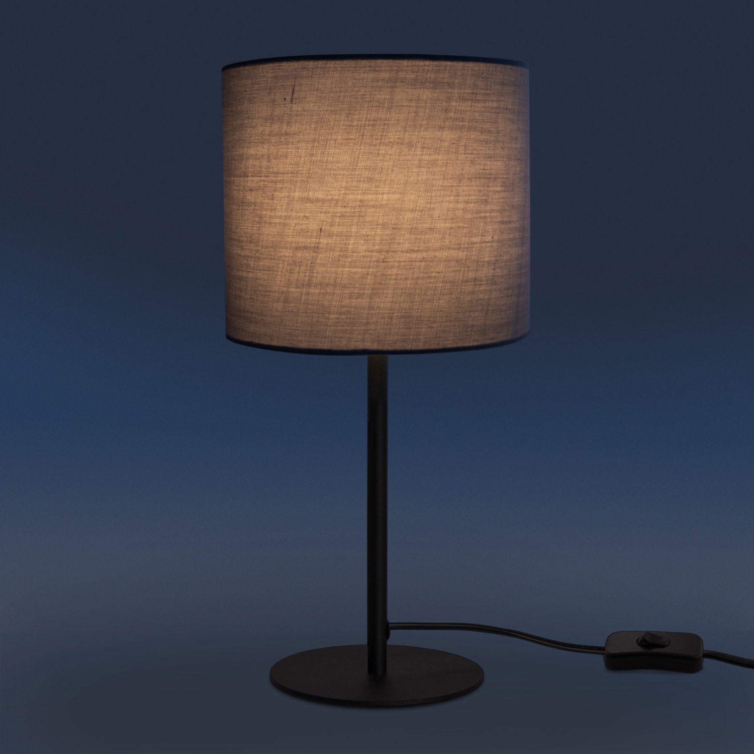 Paco Home Tischleuchte »Uni Color«, 1 flammig, Leuchtmittel E14 | ohne Leuchtmittel, LED E14 Lampe, Für Wohnzimmer Und Schlafzimmer, Unifarben, Deko