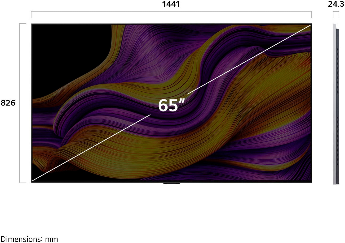 LG OLED-Fernseher »OLED65G57LW«, 4K Ultra HD, Smart-TV
