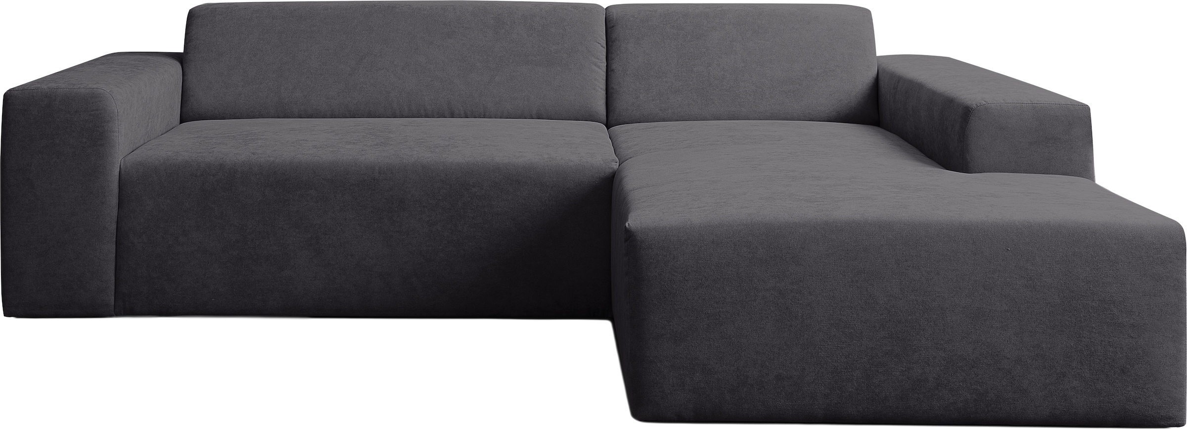 WERK2 Ecksofa »Zeus-L 253 x 188 cm Breite: modern und bequem« Luxus-Microfaser weich, L-Form
