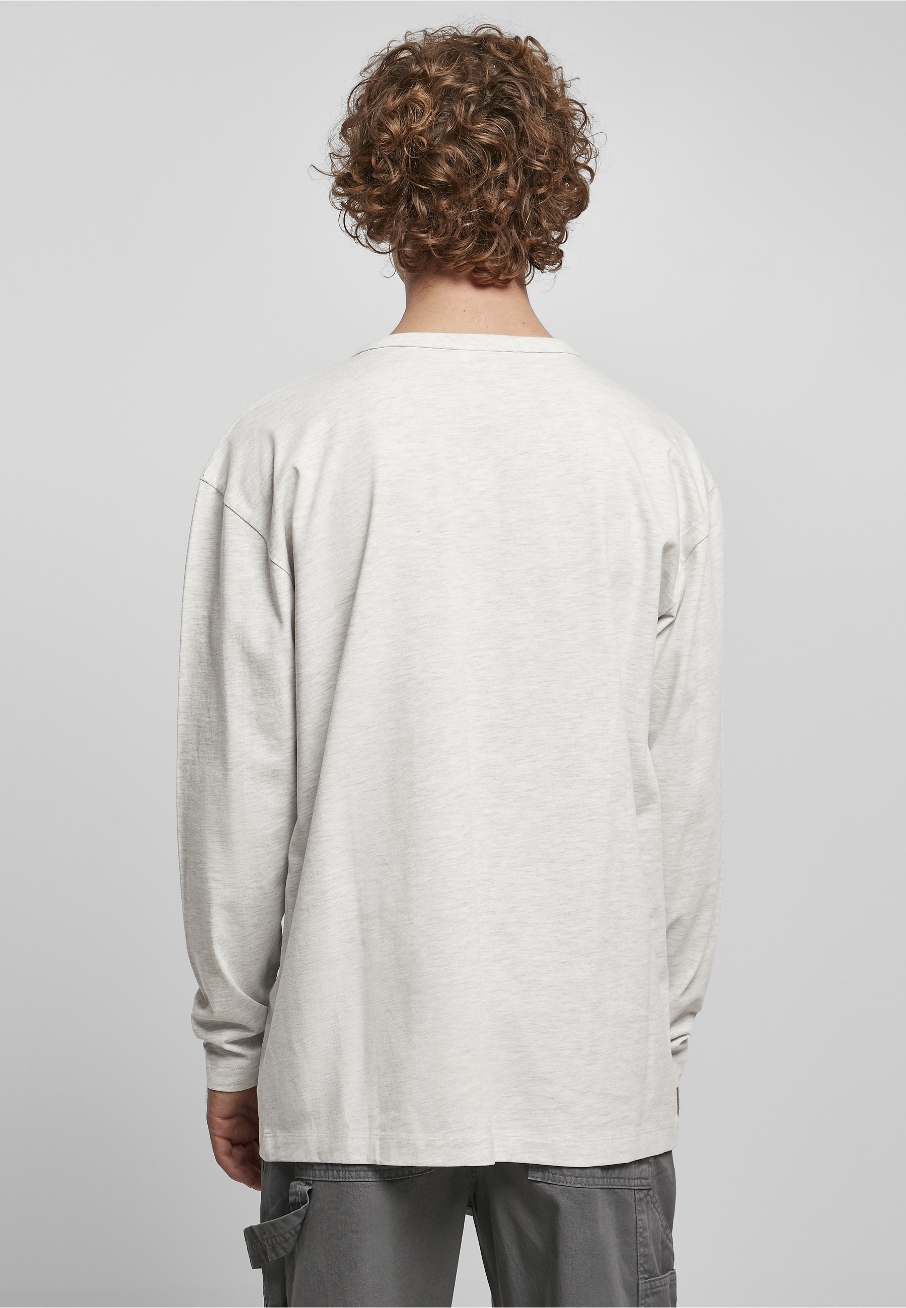 URBAN CLASSICS Longsleeve »Urban Classics Herren Organic Oversized Henley Longsleeve« 1 Stk.