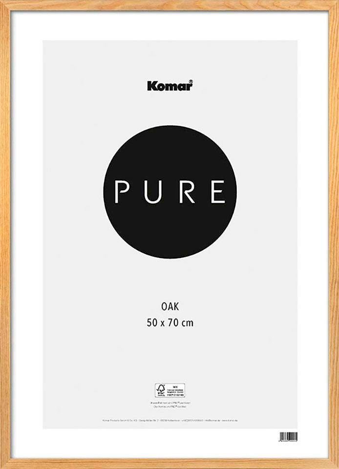Komar Bilderrahmen »Pure«, Echtholzrahmen mit hochtransparentem Acrylglas