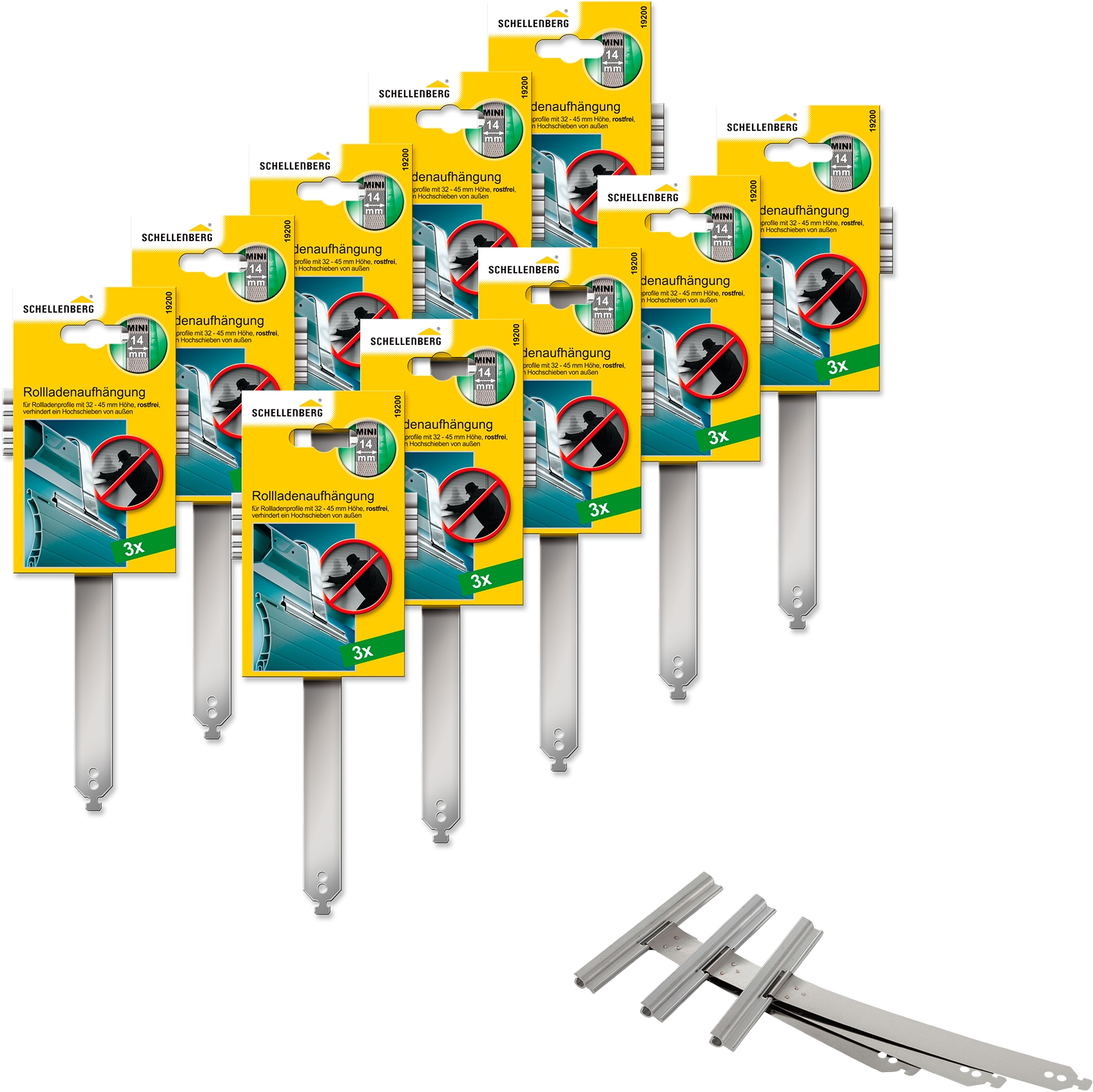 SCHELLENBERG Rollladenaufhängung »Mini oder Maxi, aus Edelstahl«, für Ø 40 günstig online kaufen