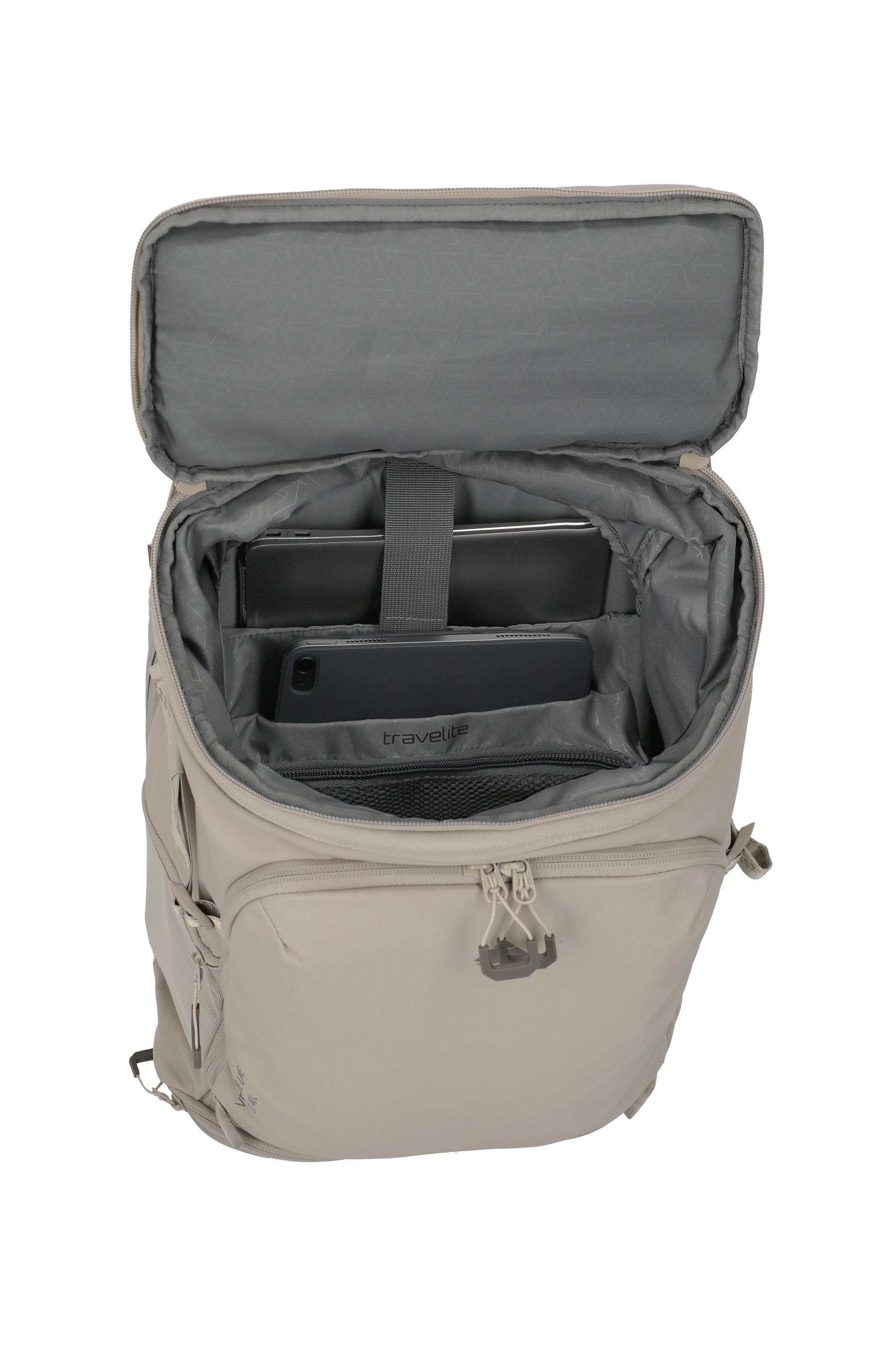 travelite Reisetasche »VENTURE LINE Rucksack mit Laptopfach« mit Aufsteckfunktion und Laptopfach – vielseitig nutzbar