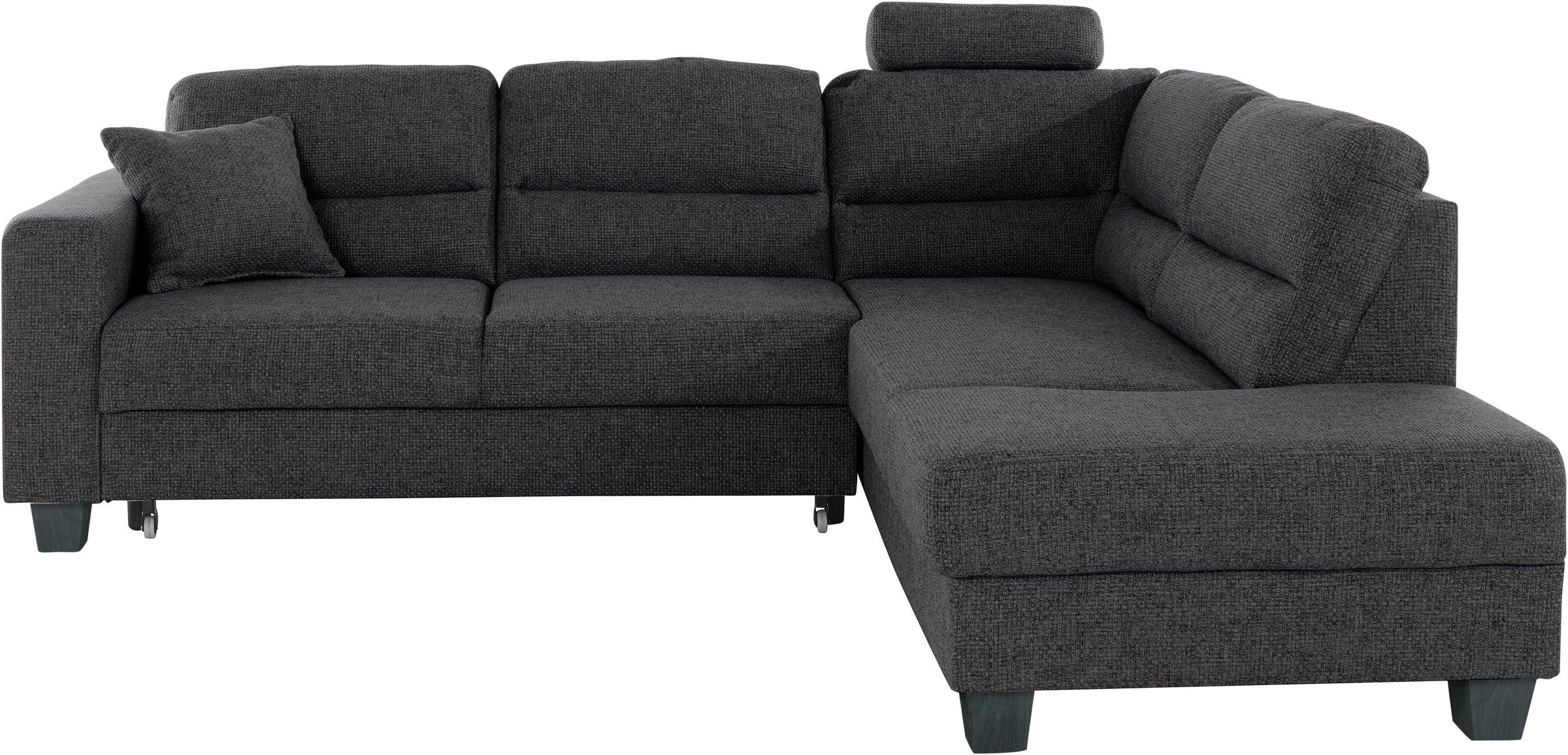 TRENDMANUFAKTUR Ecksofa »Chamber, zeitlos und modern, hoher Sitzkomfort, L- günstig online kaufen