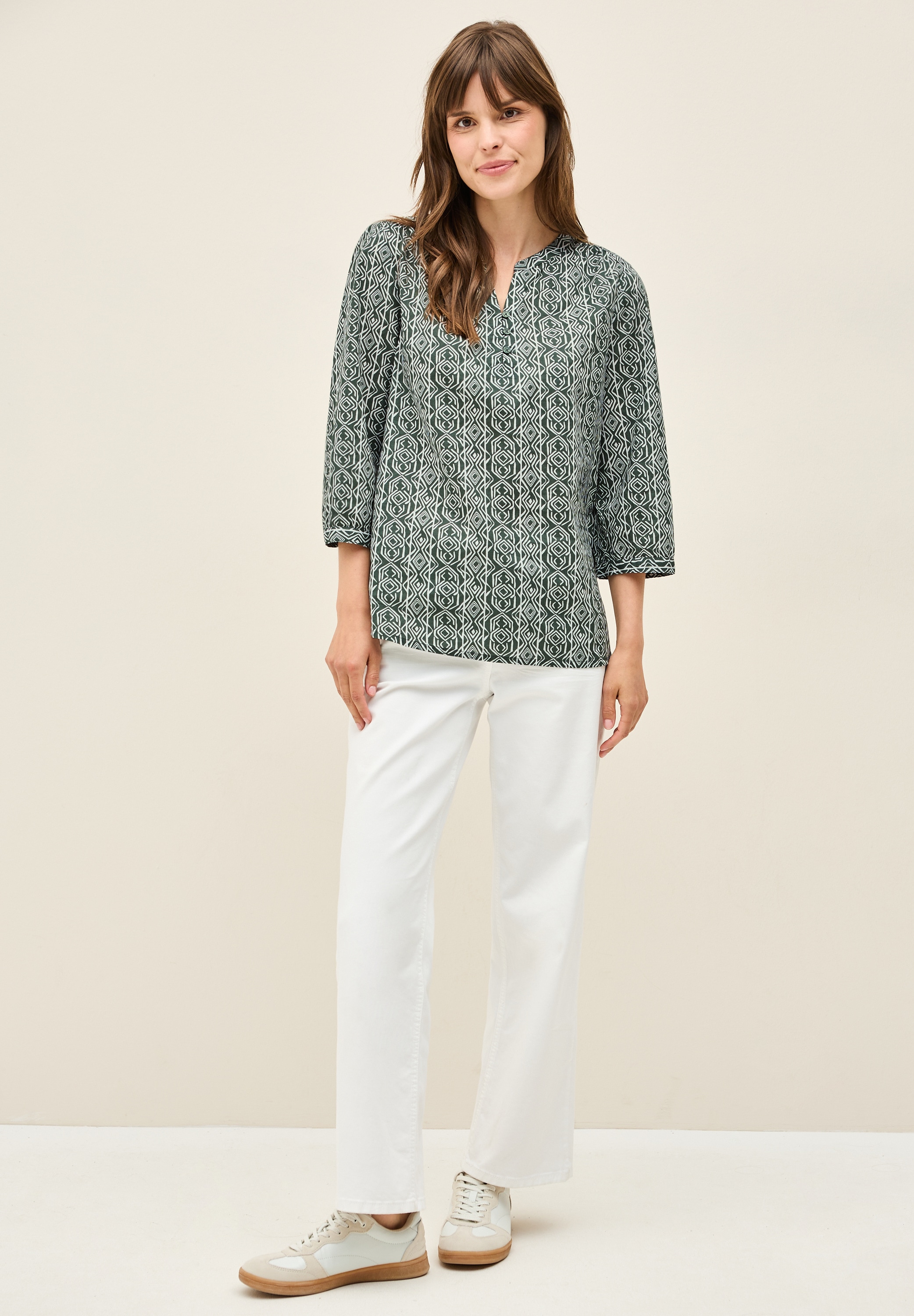Cecil Druckbluse, mit grafischem Muster