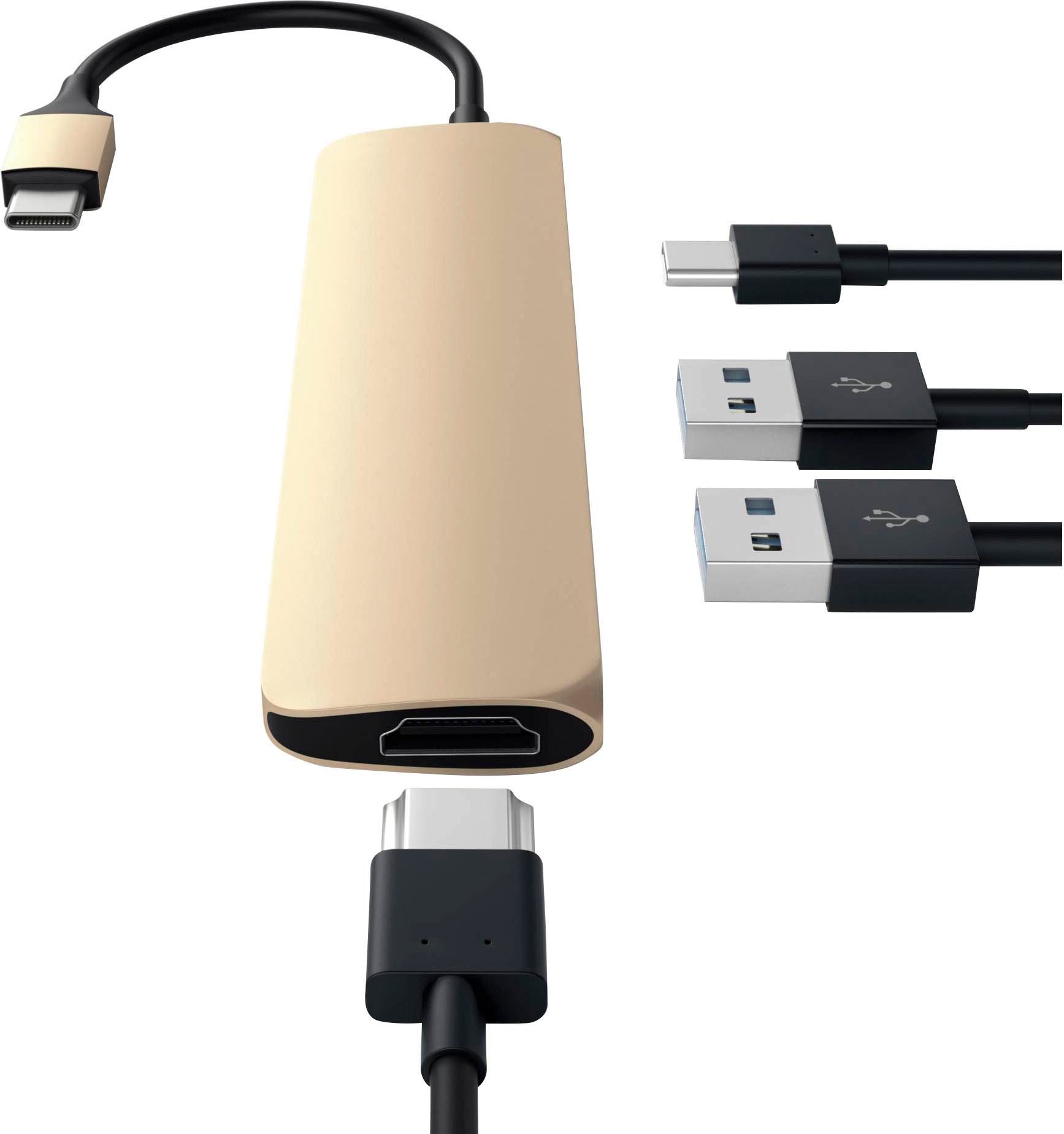 Satechi Adapter »Type-C Slim Multi-Port Adapter 4K«