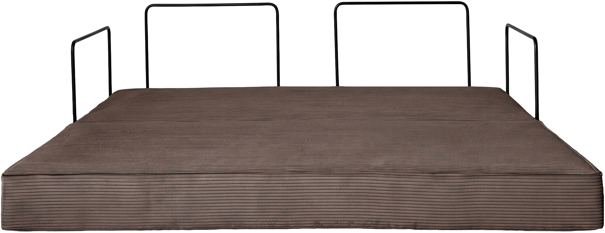 OTTO home Schlafsofa »Benny, Gästebett 181x198 cm, in 2 Qualitäten mit Zierkissen« CLASSIC - Bonnellfedern - ideal als Gästebett