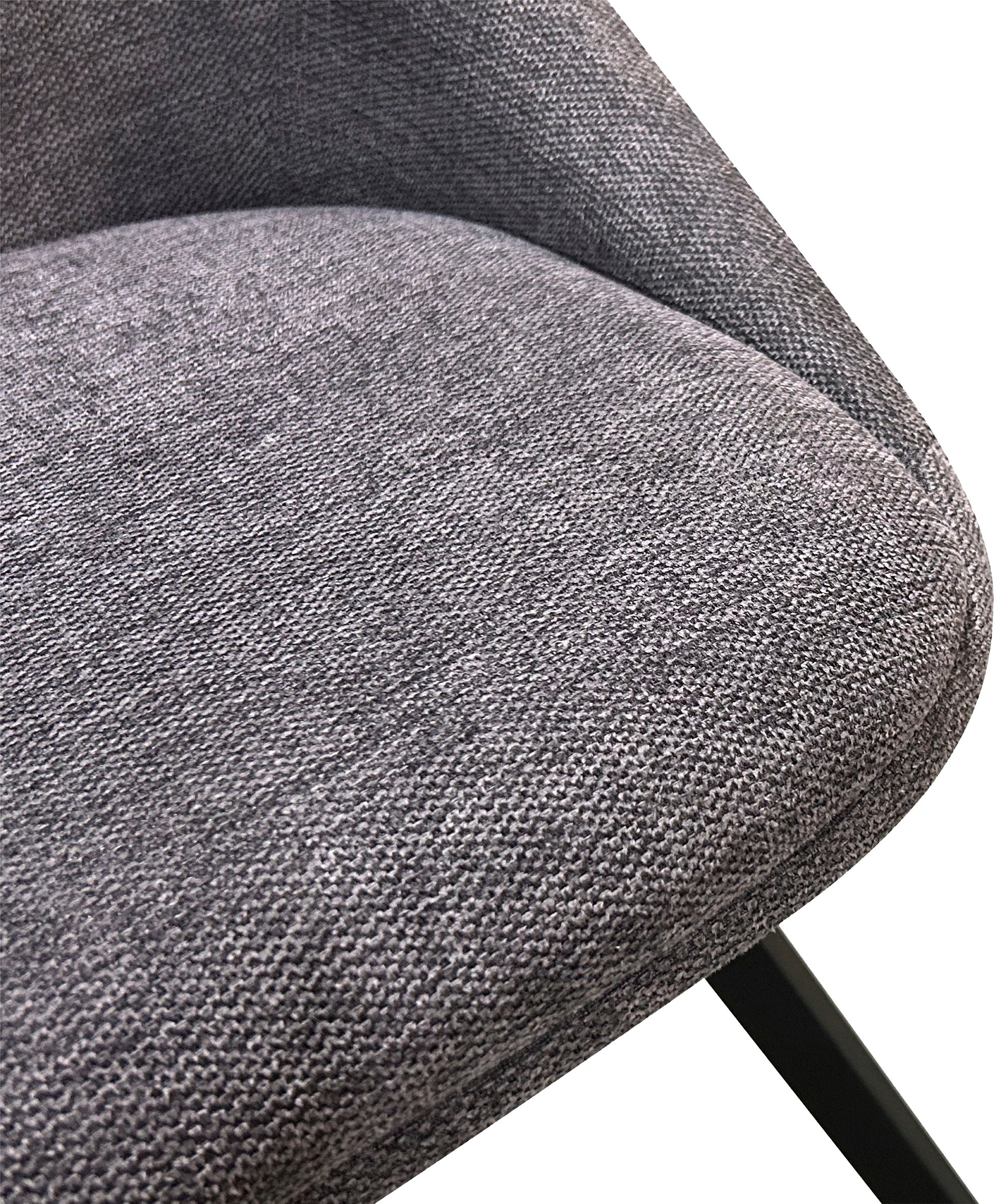 byLIVING Esszimmerstuhl »Jasper (2er-Set)«, (Set), Sitzschale 360°drehbar, Metall schwarz, Küchenstuhl, diverse Bezüge