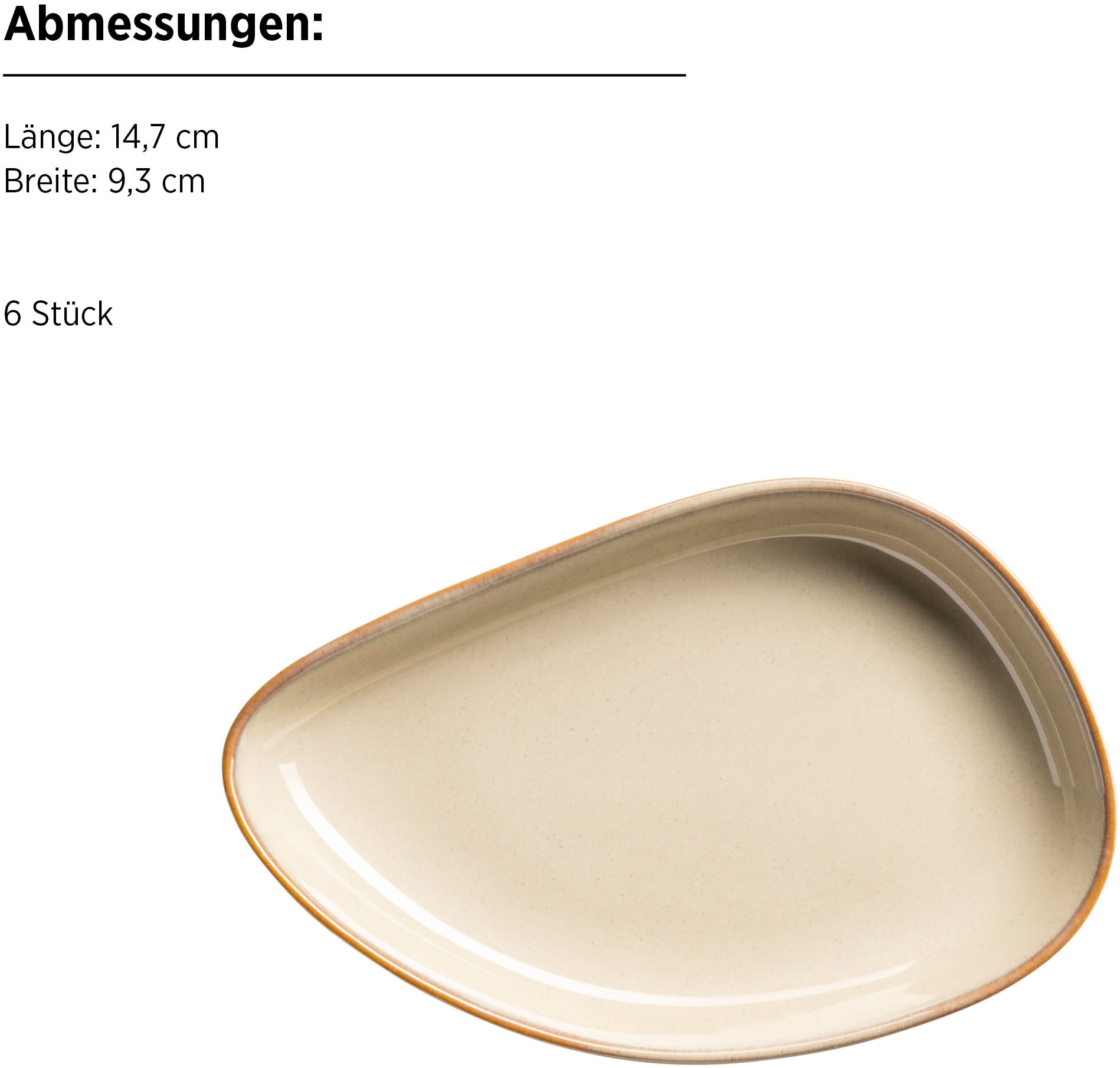 MÄSER Snackschale »Snacking-Set Cordelia, aus Steinzeug«, 12 tlg., aus Steinzeug