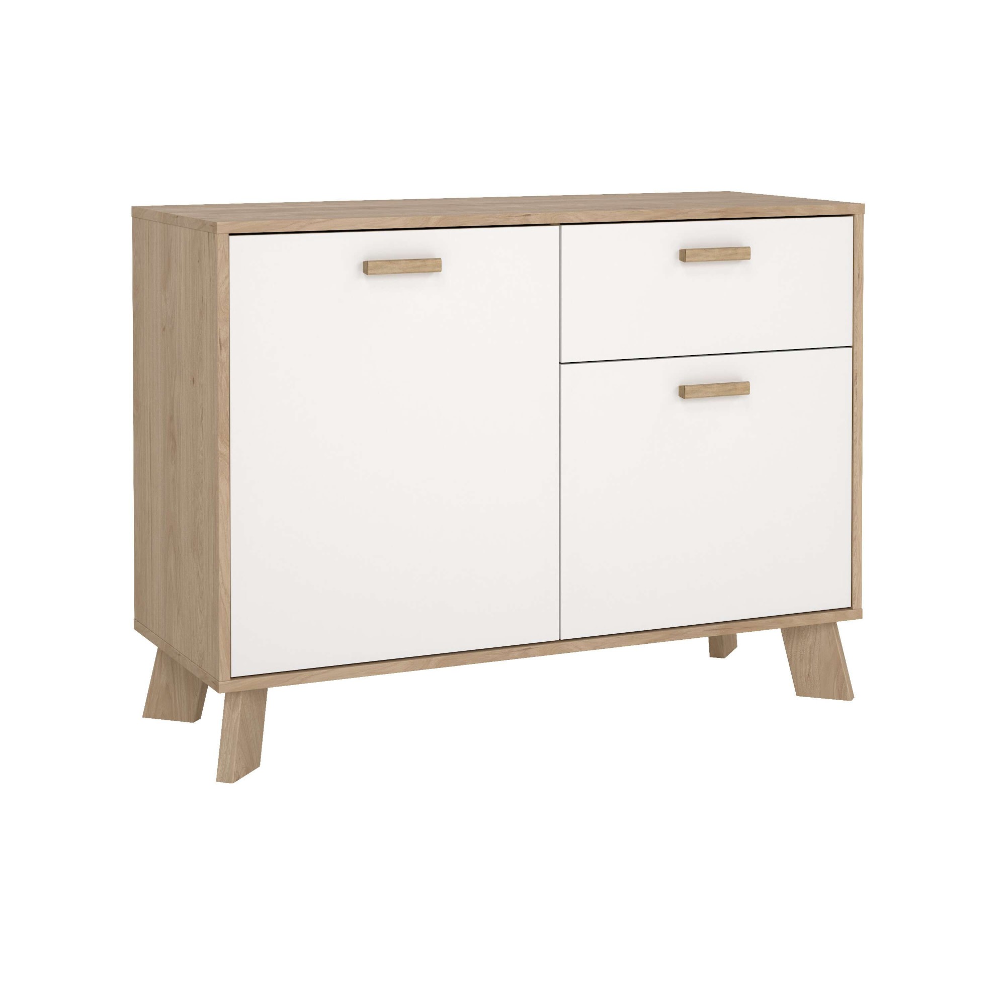 andas Sideboard »Ikast, Stauraum, Schubladenschrank, Aufbewahrung«, 2 Türen und 1 Schublade, Breite 99 cm, Höhe 73 cm