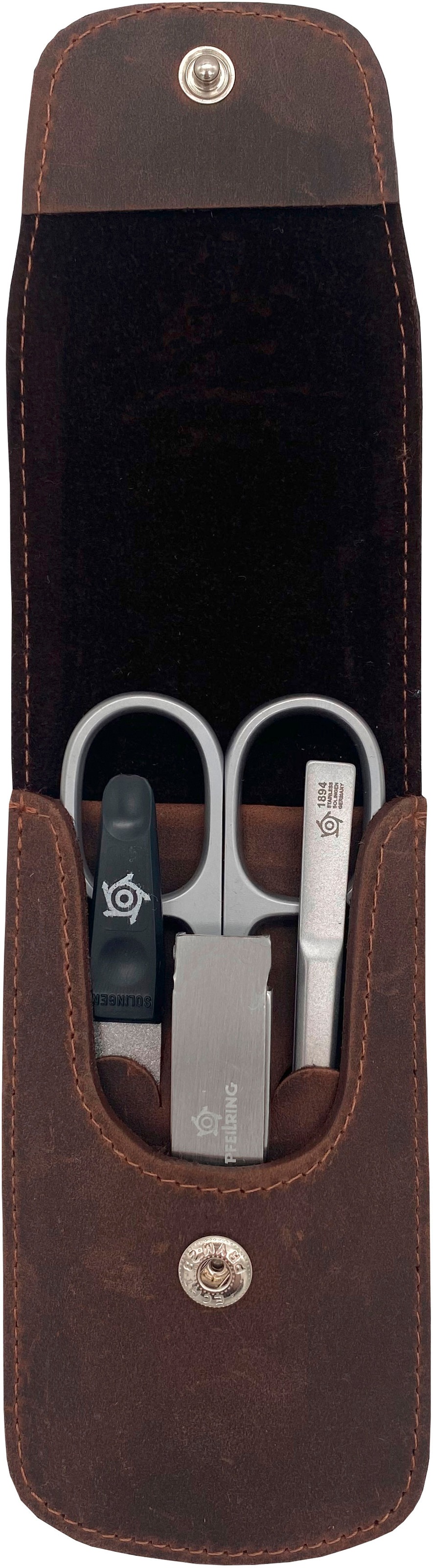 PFEILRING Maniküre-Etui, (4 tlg.), Taschenetui Vintageleder