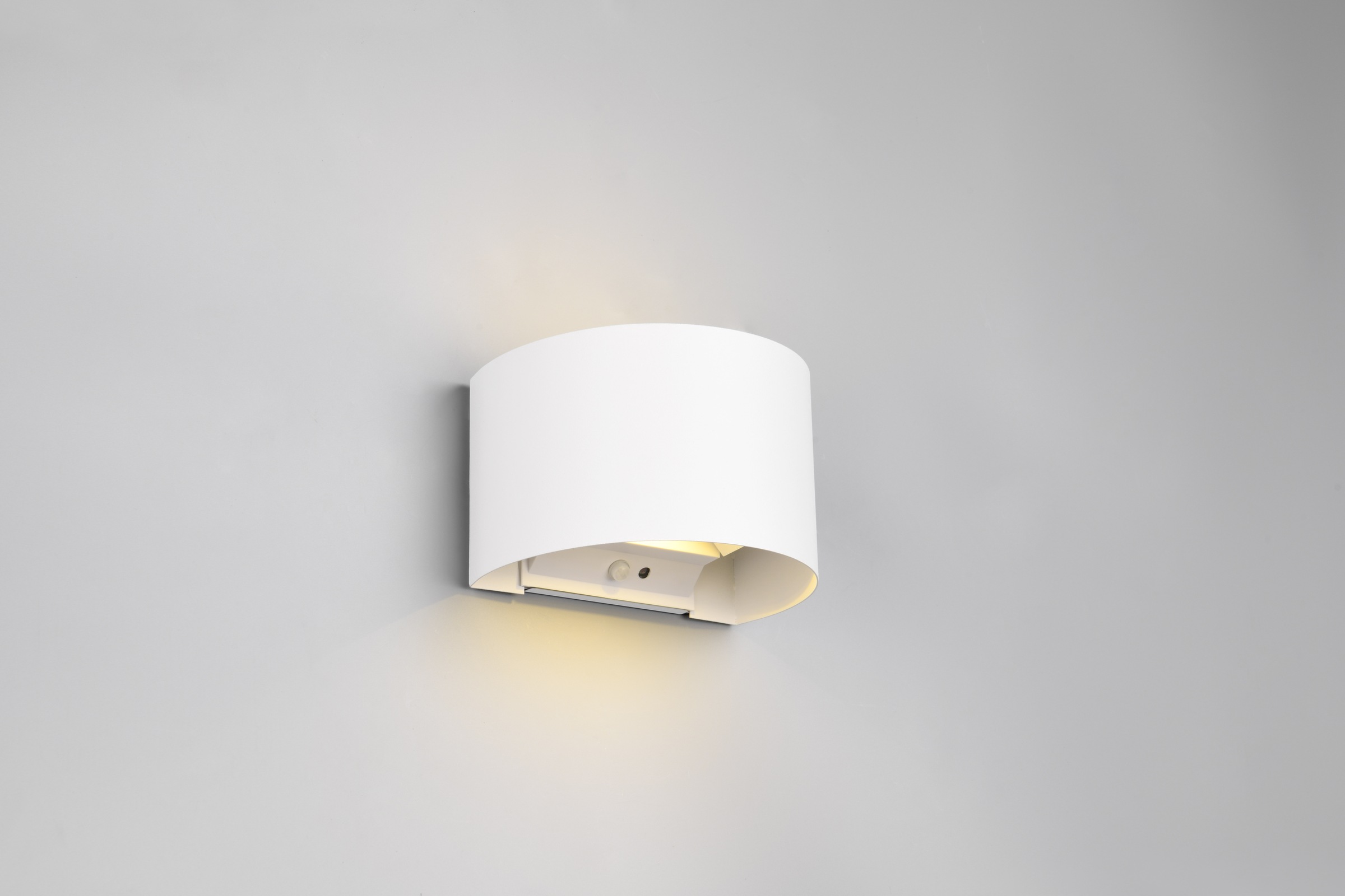 REALITY Leuchten LED Wandleuchte »TALENT, LED Wandlampe mit Magnet Wandhalterung, up-and-down Licht IP44«, 2 flammig, Leuchtmittel LED-Board | LED fest integriert, Bewegungsmelder Dämmerungssensor Akkubetrieb USB-Anschluss Schalter