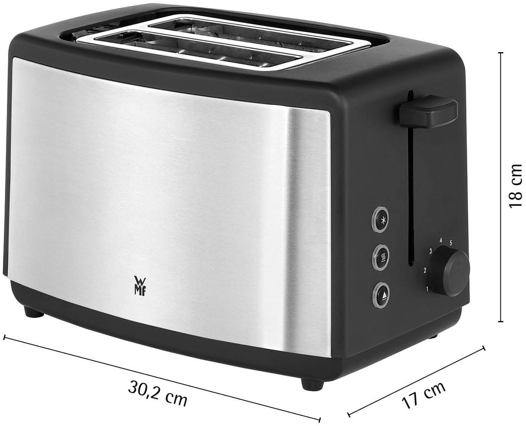 WMF Toaster »BUENO«, 2 kurze Schlitze, für 2 Scheiben, 800 W