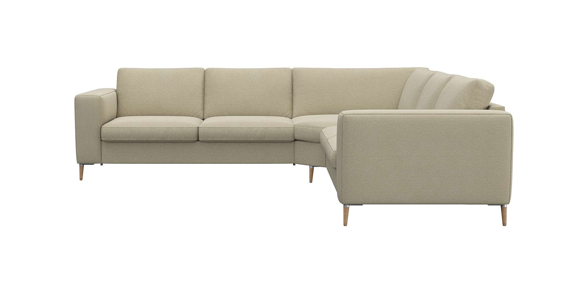 FLEXLUX Ecksofa »Fiore, gleichschenklig, super Sitzkomfort durch Kaltschaum günstig online kaufen