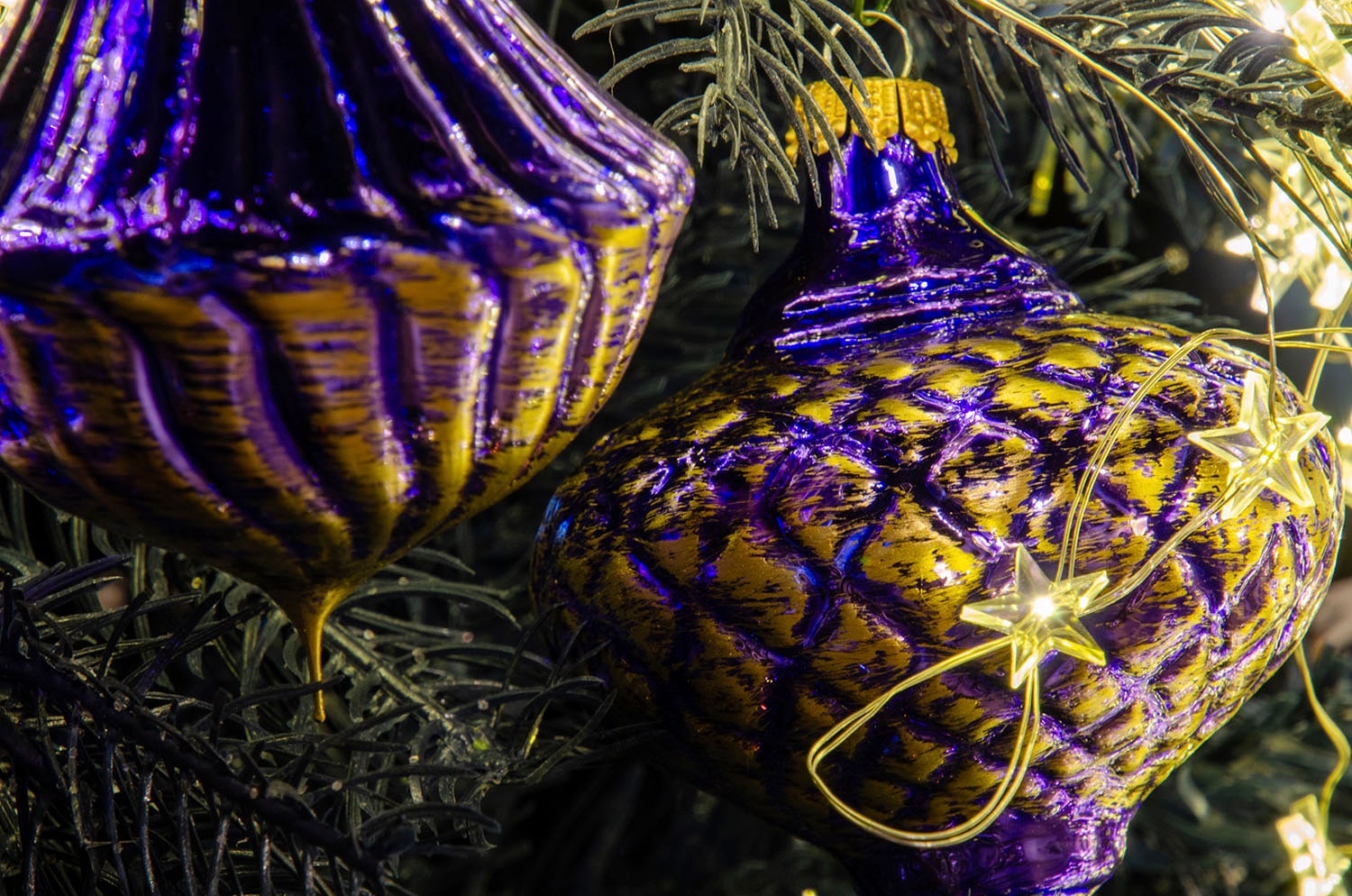 Guido Maria Kretschmer Home&Living Christbaumschmuck »Meerle, Weihnachtsbaumkugel, Christbaumkugel«, (Set, 6 tlg.), Weihnachtsdeko aus Glas, mundgeblasen und handbemalt