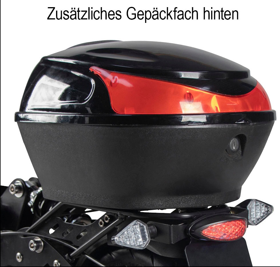 8. Bild von Forca E-Scooter »Speedster Safety Plus«, 45 km/h, 50 km, 48V/20Ah Li-Ionen mit Gepäckfach und Blinker, klappbar