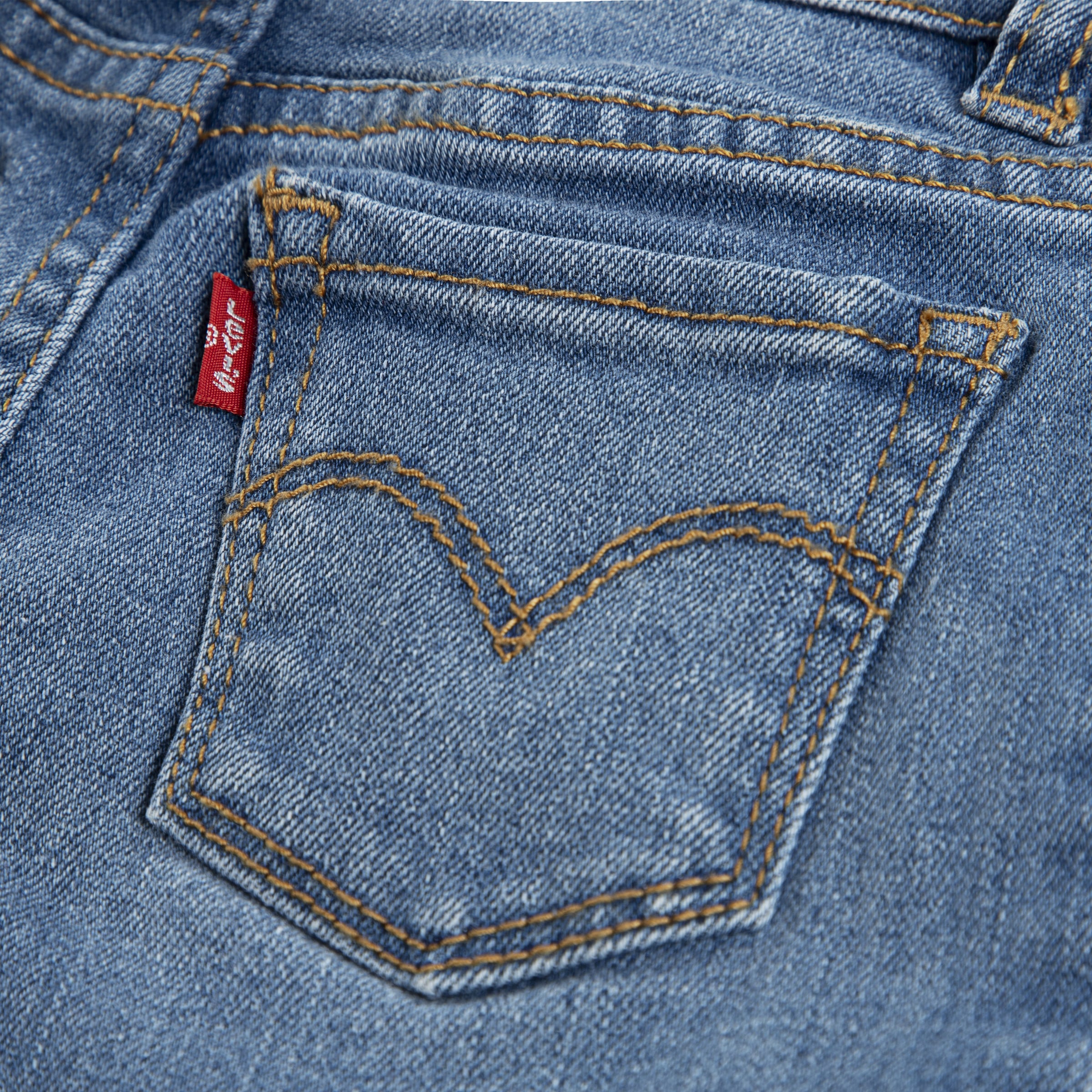 Levi's® Kids Langarmshirt & Hose »LVG CROCHET LEVI'S TOP,JEANS« Set, 2 Stk. tlg. mit Blümchenstickereien - for GIRLS