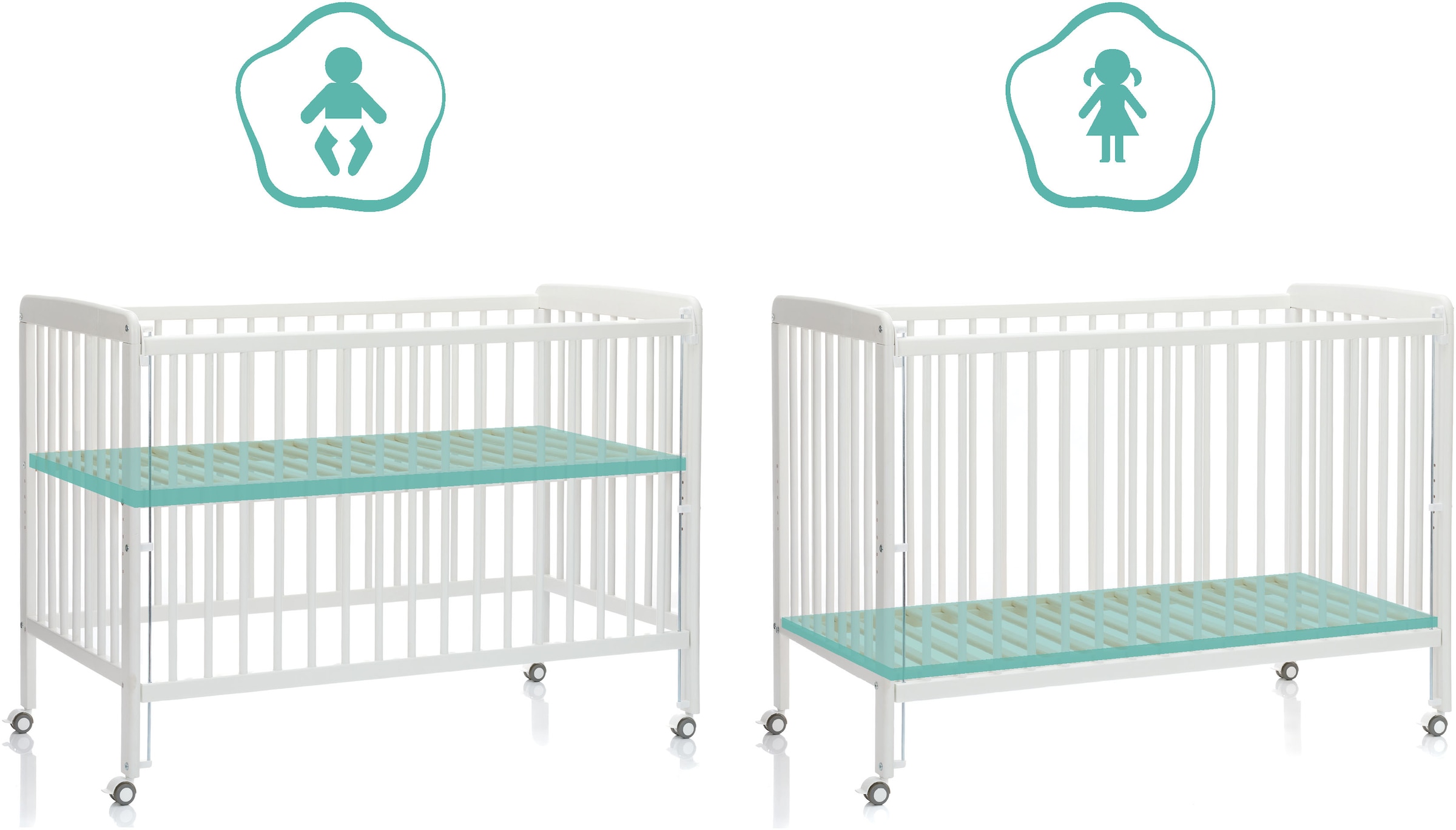 Fillikid Beistellbett »Nena« Made in Europe