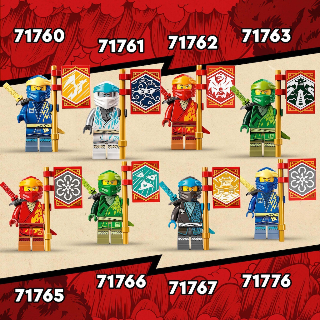 LEGO® Konstruktionsspielsteine »Ultrakombi-Ninja-Mech (71765), LEGO® NINJAGO®«, (1104 St.)