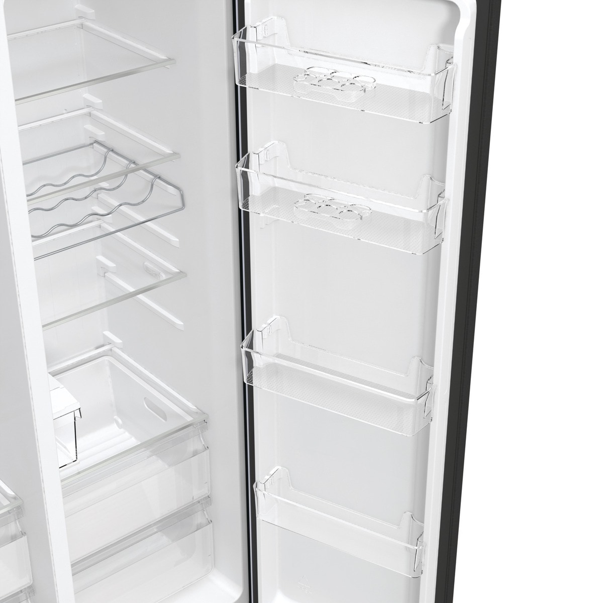 Hisense Side-by-Side »RS5P535NTFE«, Wasser-/Eisspender
