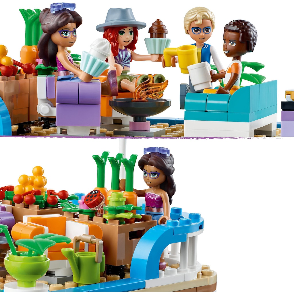 LEGO® Konstruktionsspielsteine »Hausboot (41702), LEGO® Friends«, (737 St.)