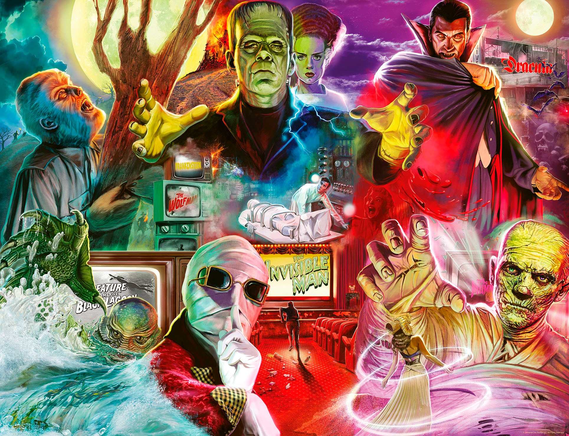 Ravensburger Puzzle »Universal Multiproperty - Universal Monsters«, Made in Germany