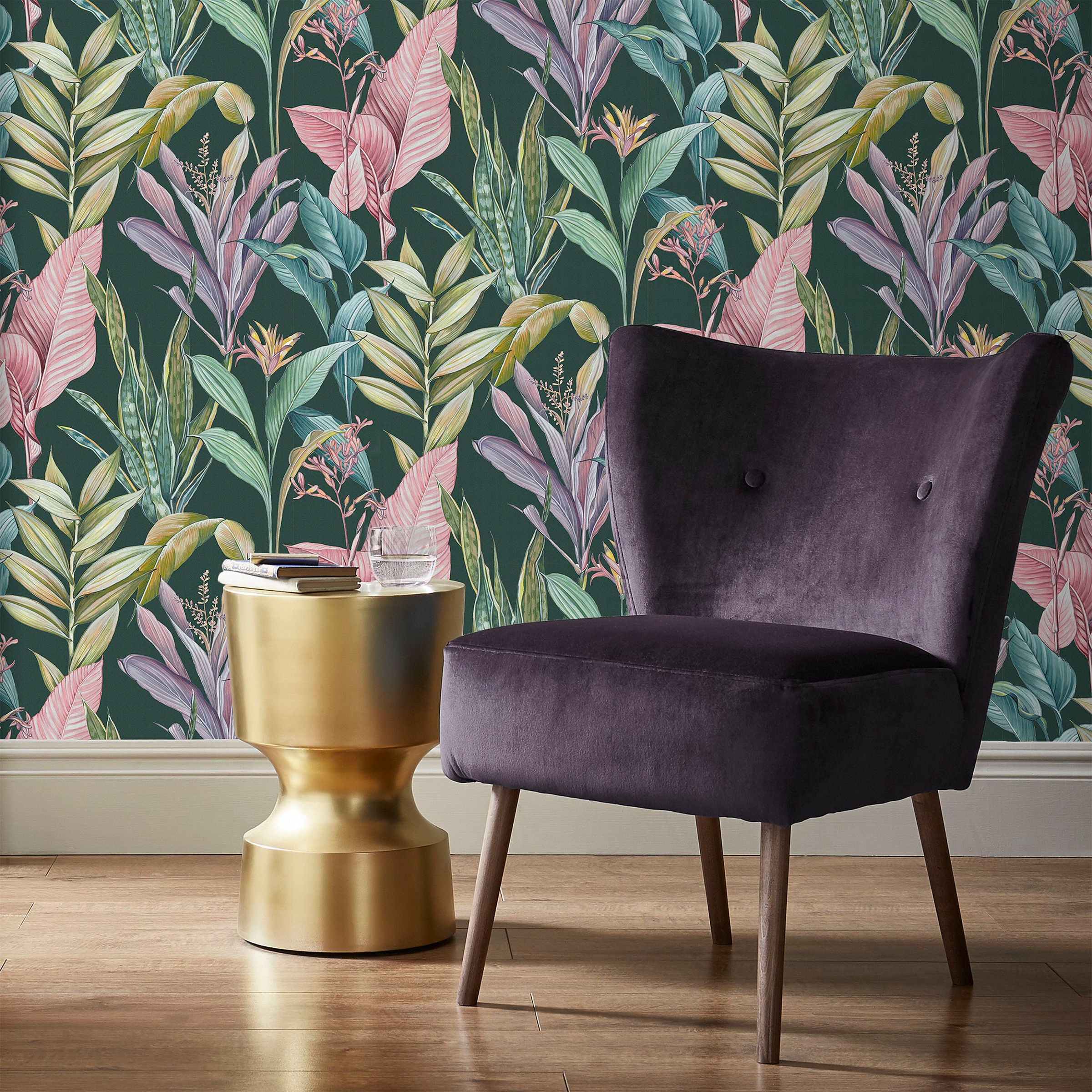 Superfresco Easy Vliestapete »Leona Grun« Motiv texturiert botanisch