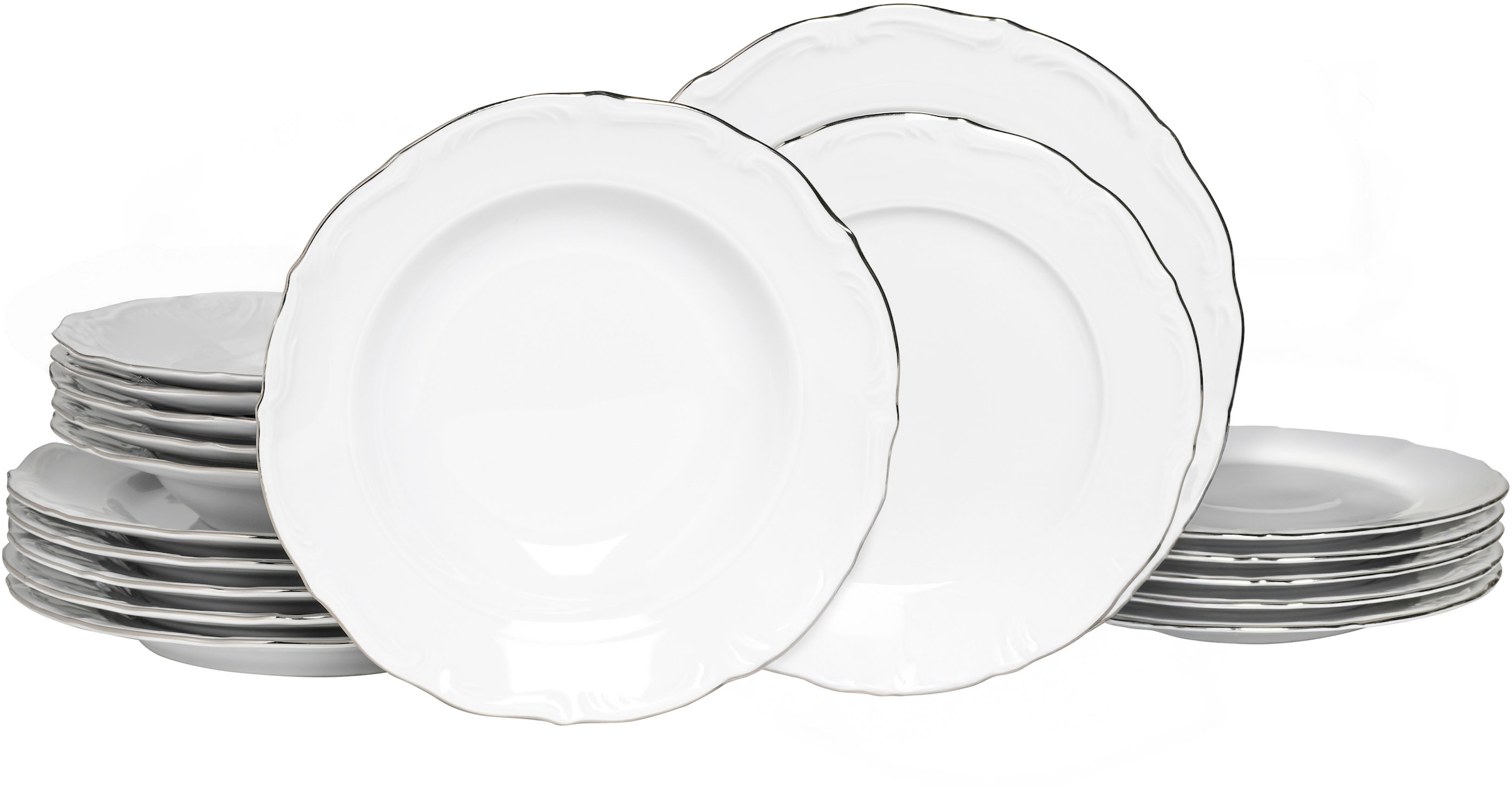 CreaTable Teller-Set »Maria Theresia, Tellerset 18-tlg« Traditionelle Porze günstig online kaufen