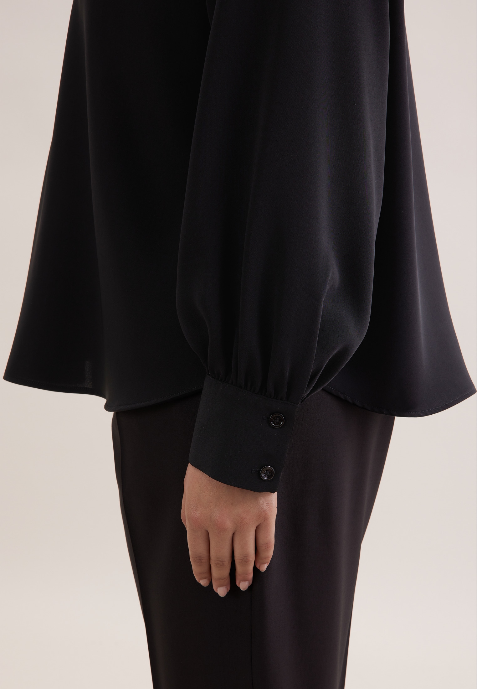 seidensticker Klassische Bluse »Schwarze Rose« 1/1 Uni