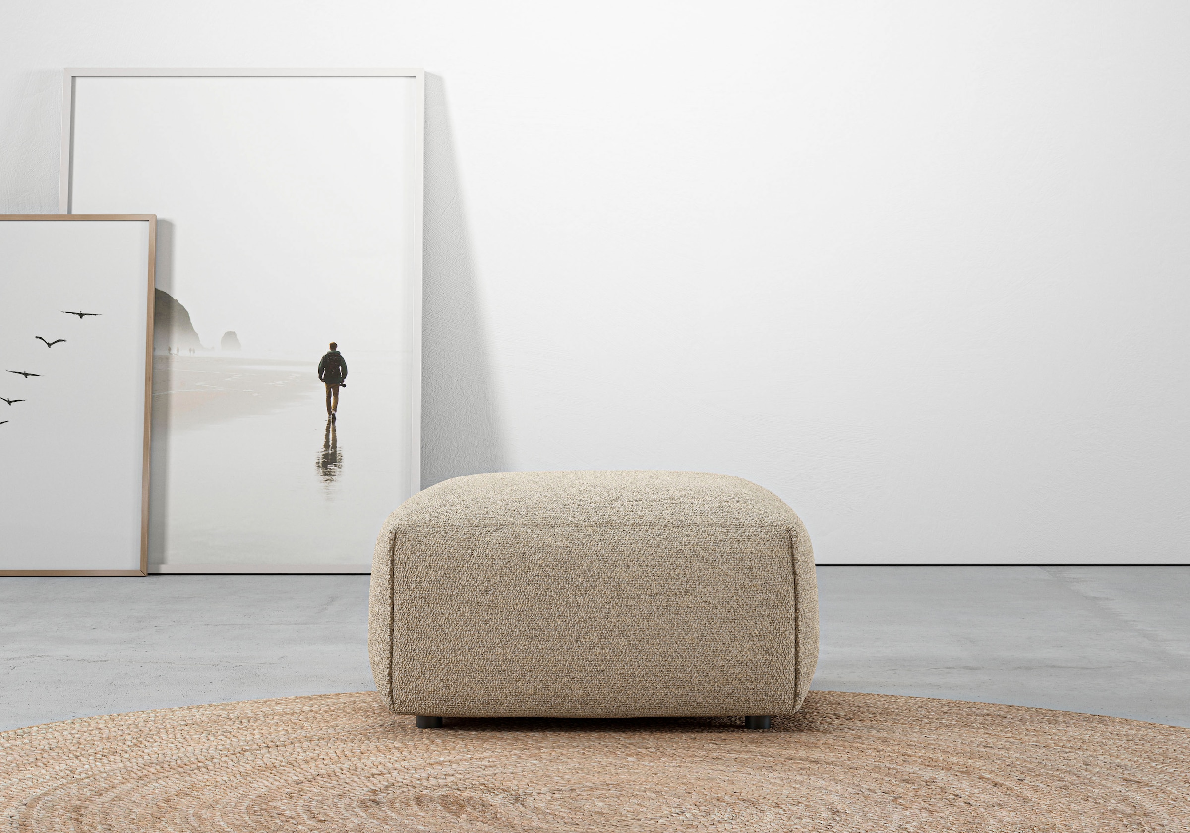 Home affaire Hocker »Glimminge auch in Breitcord, Feincord und Easy care-Be günstig online kaufen