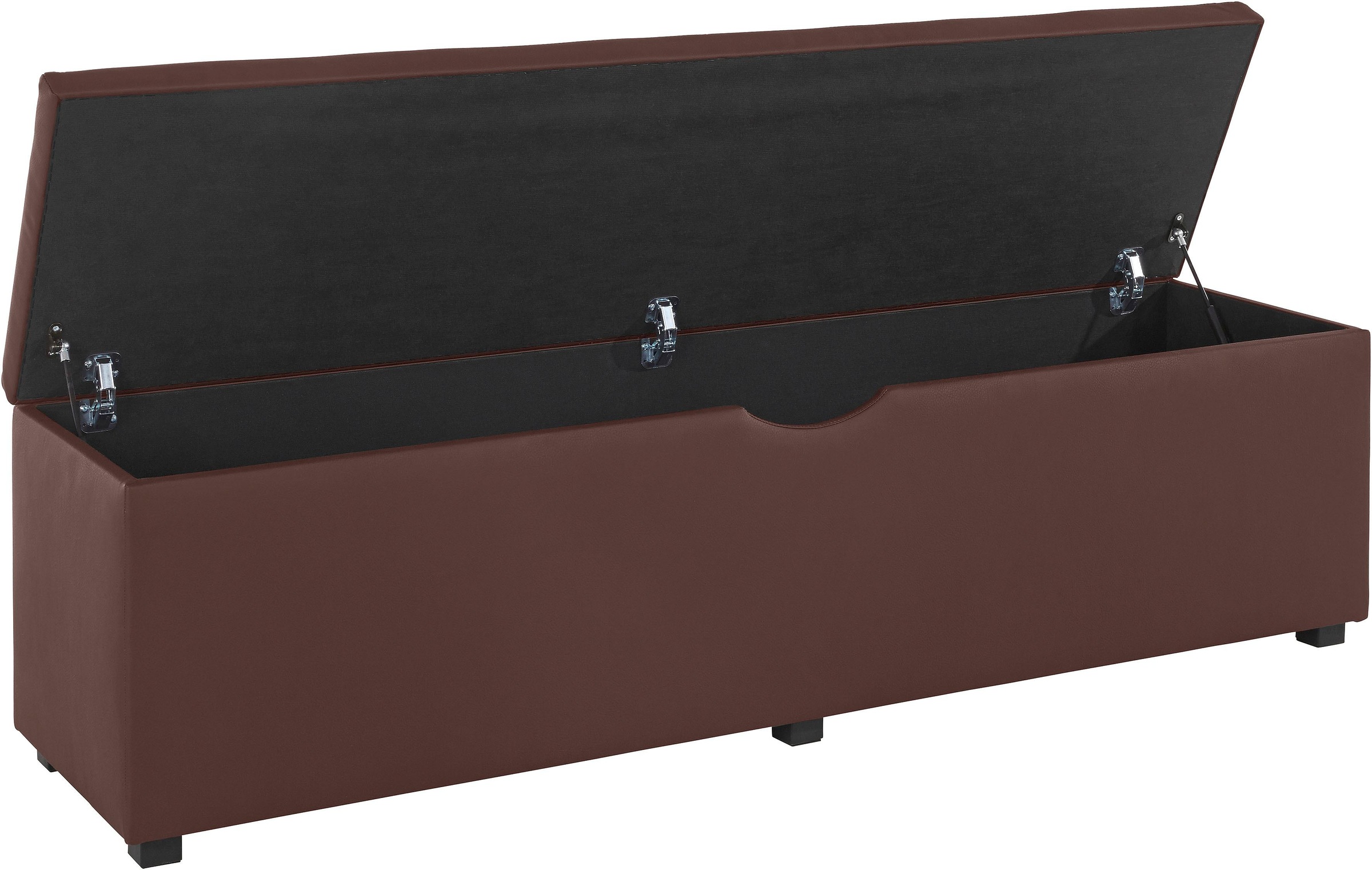 Places of Style Hockerbank »Checked«, mit Stauraum, Breite 120 cm und 160 cm, als Bettbank geeignet